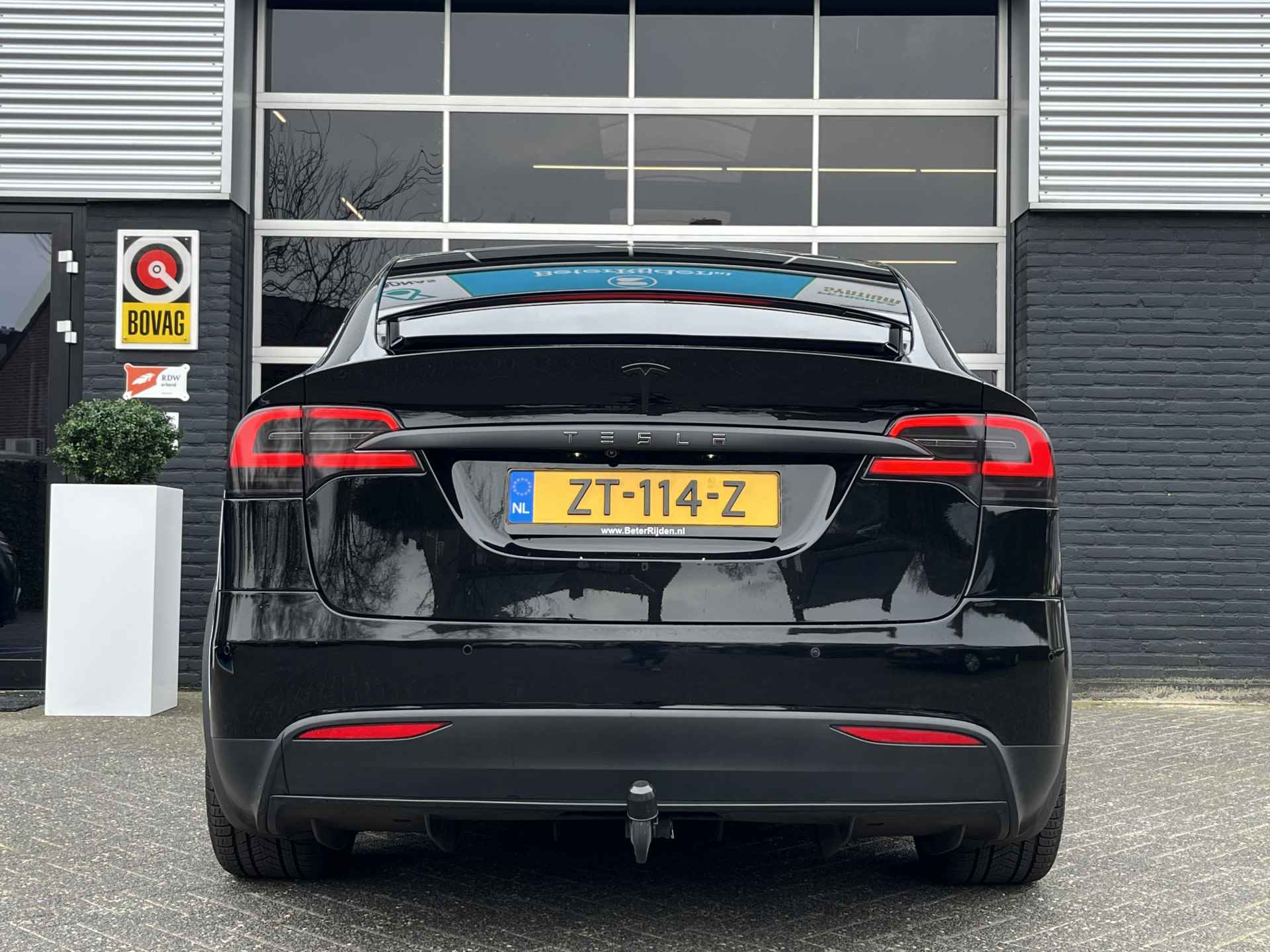 Tesla Model X 100D 6p. Autopilot, Camera, Luchtvering, Leer, Navigatie, Trekhaak - 12/31