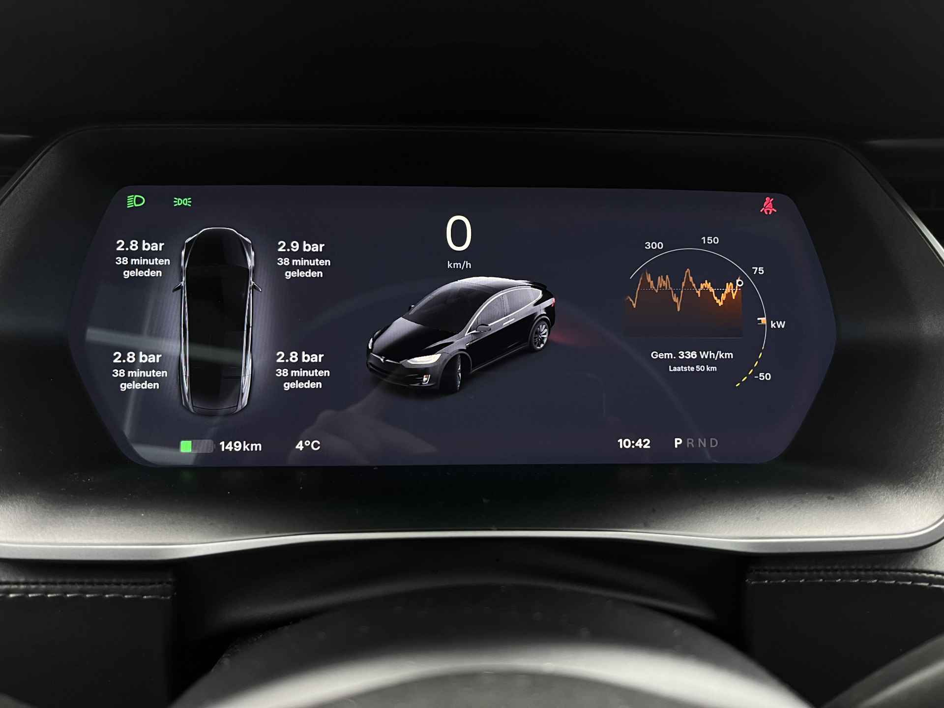 Tesla Model X 100D 6p. Autopilot, Camera, Luchtvering, Leer, Navigatie, Trekhaak - 13/31