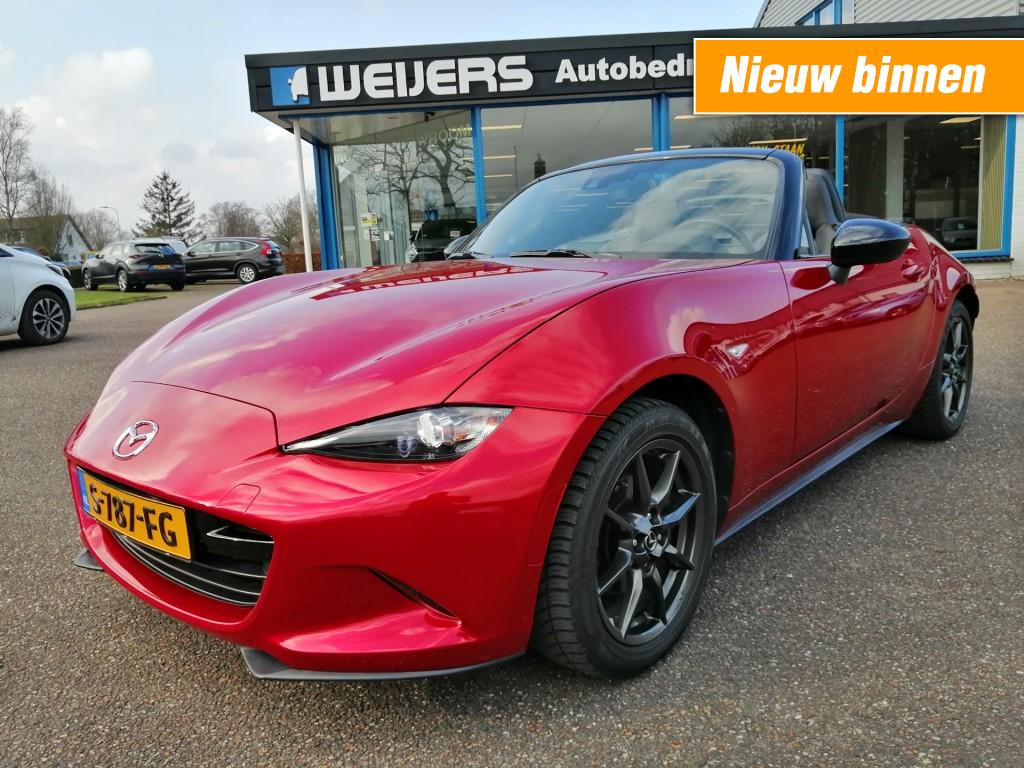 MAZDA Mx-5 1.5 Skyactiv G 131pk, Leder, Navi, Android/Apple, Camera, Clima