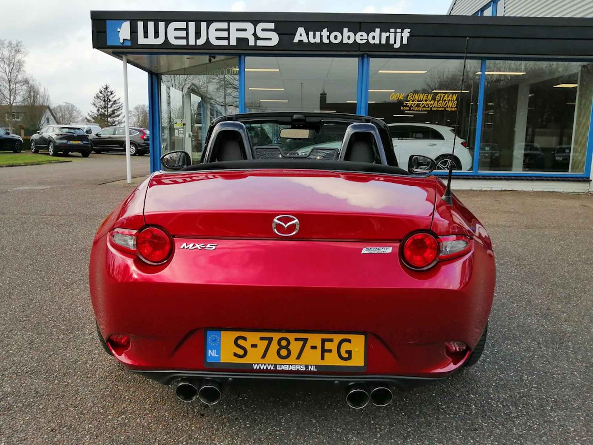 MAZDA Mx-5 1.5 Skyactiv G 131pk, Leder, Navi, Android/Apple, Camera, Clima - 8/28