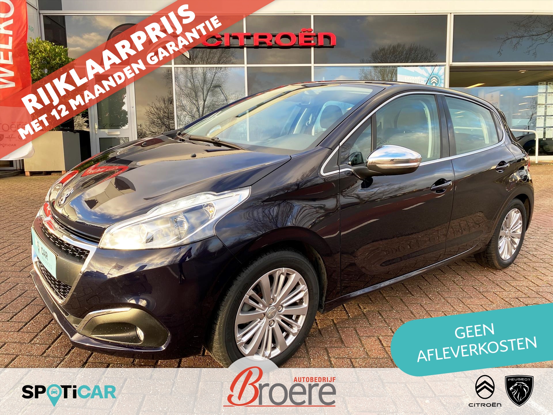 PEUGEOT 208 1.2 82pk Blue Lease Allure | nieuwe distributie, parkeersensoren, apple carplay, android auto, navigatie, bluetooth, 16 inch velgen, dab, climate