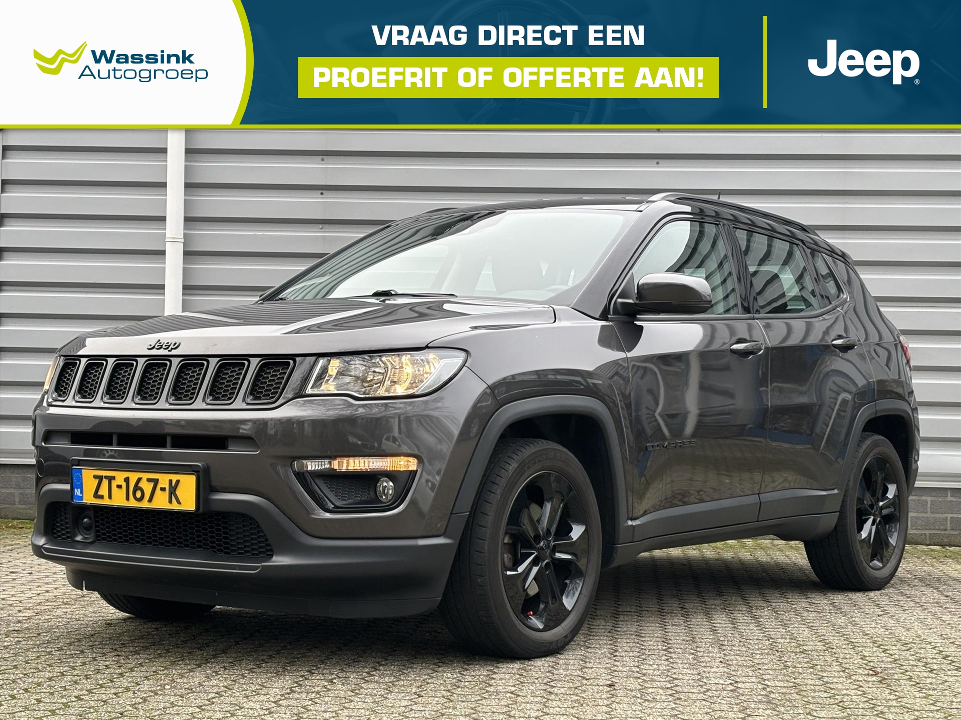 Jeep Compass 1.4 MultiAir 140pk Night Eagle | Trekhaak | Navigatie | Leer | Lichtmetalen velgen |