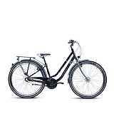 Scool chiX twin 26 Inch 3-Speed Meisjes Black/Blue 36cm 2025