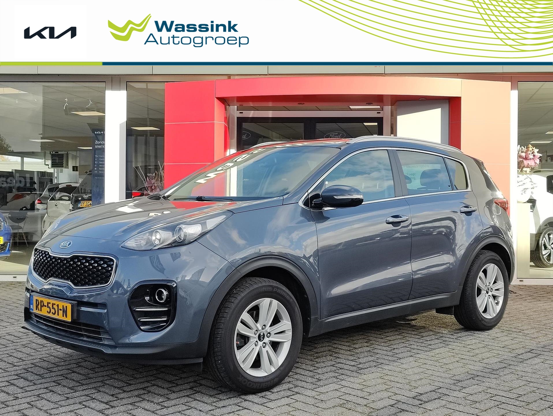 KIA Sportage 1.6 GDi 132pk DynamicLine I Trekhaak 1400 KG I Camera I PDC I Carplay I Navigatie I Climate Control I DAB Radio I