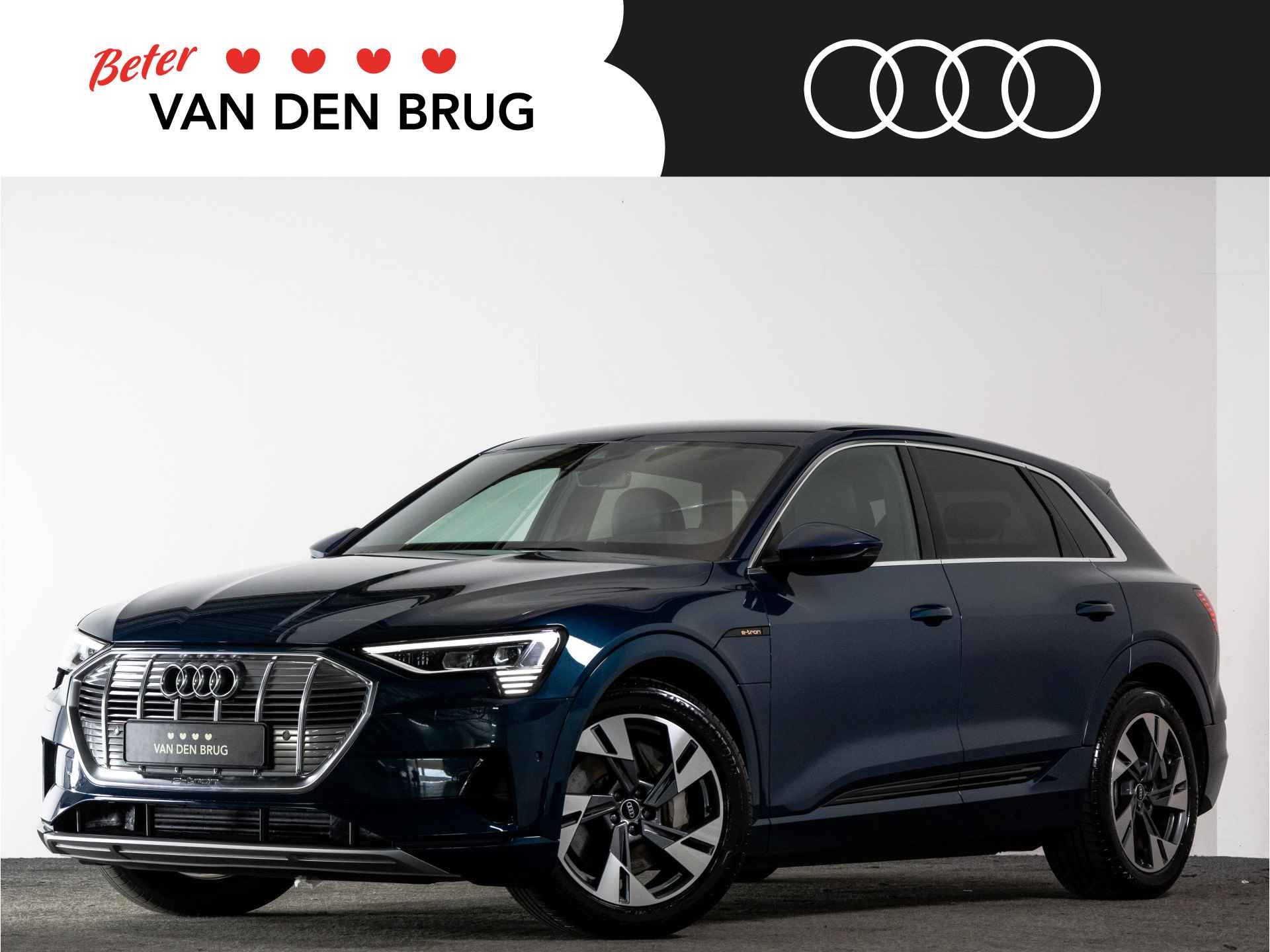 Audi e-tron S-Line 50 313 PK QUATTRO 71 kWh | LED Matrix | Keyless | Adaptieve Cruise Control | Head-Up | - 1/47