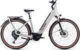 CUBE TOURING HYBRID Lageinstap Pearlysilver/black EEXS 46cm EEXS 2023