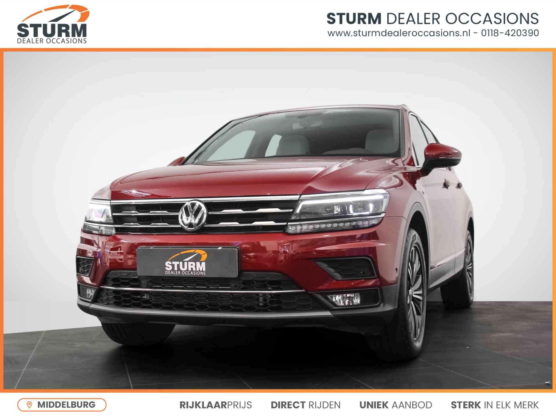 Volkswagen Tiguan Allspace 2.0 TSI 4Motion Highline 7p. | Panoramadak | Head-Up Display | Vol-Leder | Apple Carplay/Android Auto | Camera | Stoelverwarming | Rijklaarprijs! - 1/33