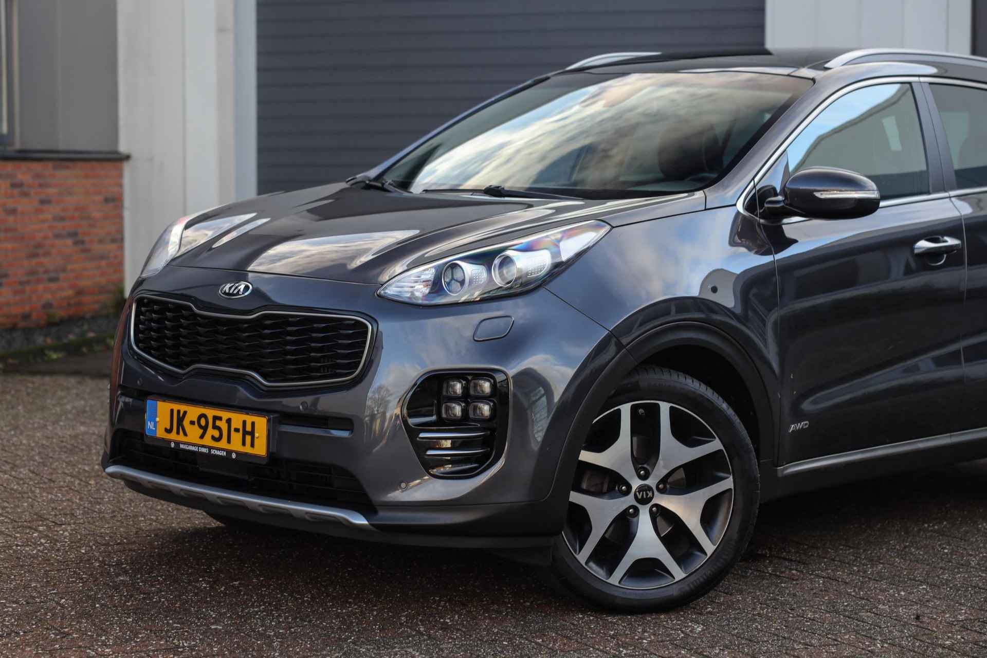 Kia Sportage 1.6 T-GDI Aut. 4WD GT-Line PlusLine ✅ Pano ✅ Leder ✅ Stoel+Stuurverwarming - 6/42