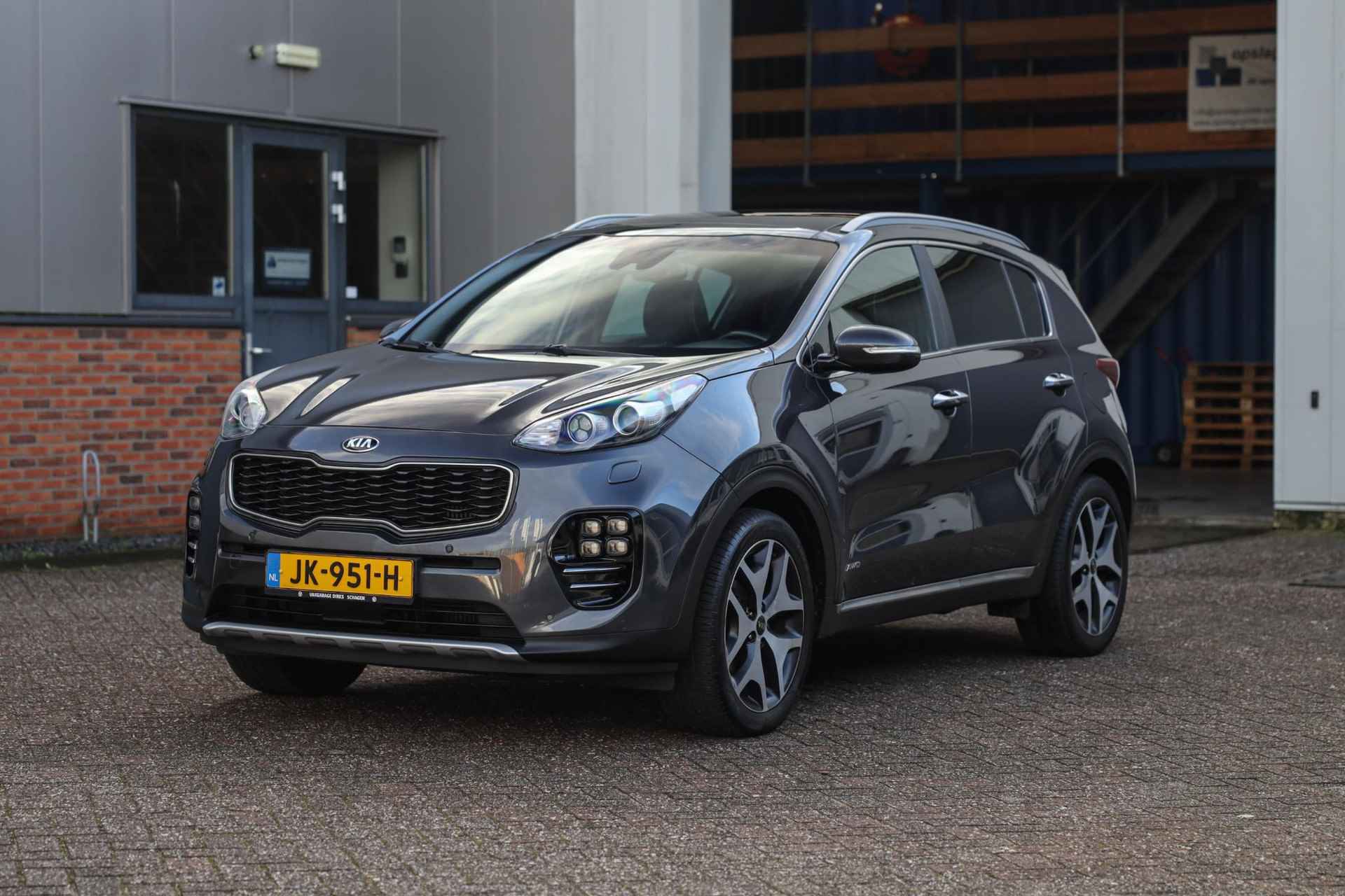 Kia Sportage 1.6 T-GDI Aut. 4WD GT-Line PlusLine ✅ Pano ✅ Leder ✅ Stoel+Stuurverwarming - 38/42