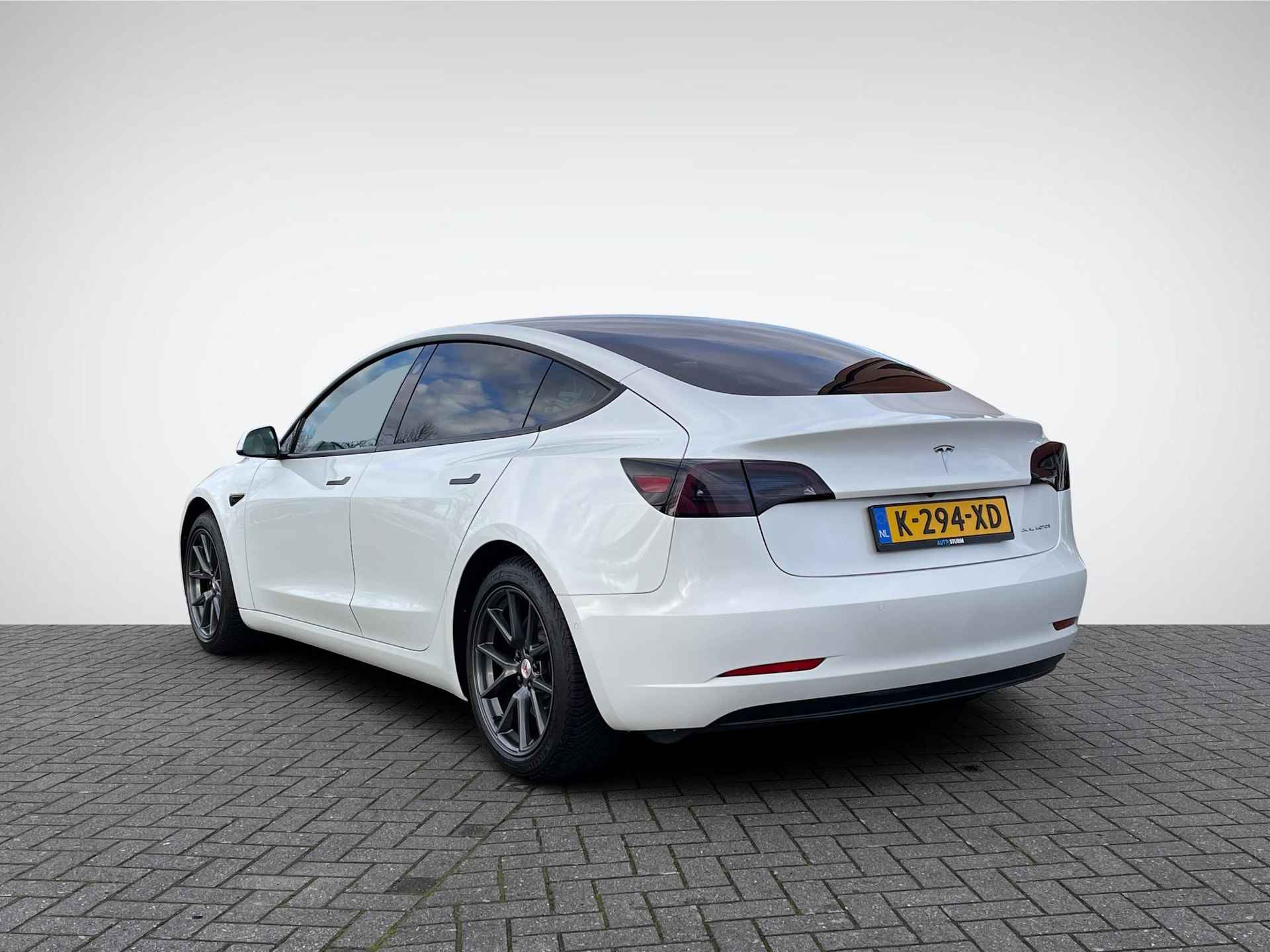 Tesla Model 3 Long Range AWD 75 kWh Dualmotor | Panoramadak | Vol-Leder Wit | Multicoat Lak | S0toelverwarming | Dashcam | Adapt. Cruise Control | Rijklaarprijs! - 6/30