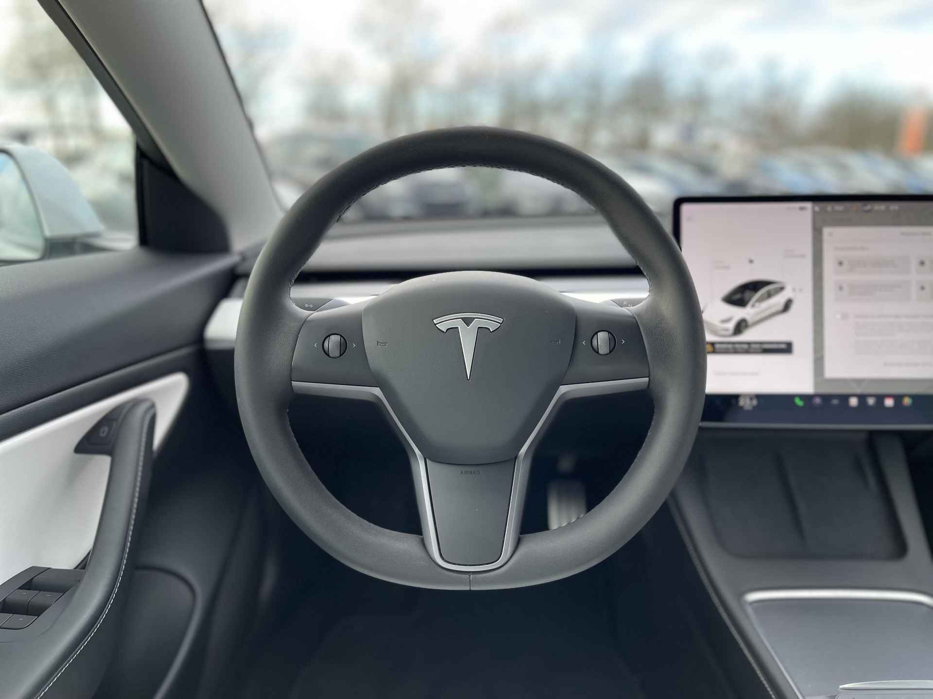 Tesla Model 3 Long Range AWD 75 kWh Dualmotor | Panoramadak | Vol-Leder Wit | Multicoat Lak | S0toelverwarming | Dashcam | Adapt. Cruise Control | Rijklaarprijs! - 14/30