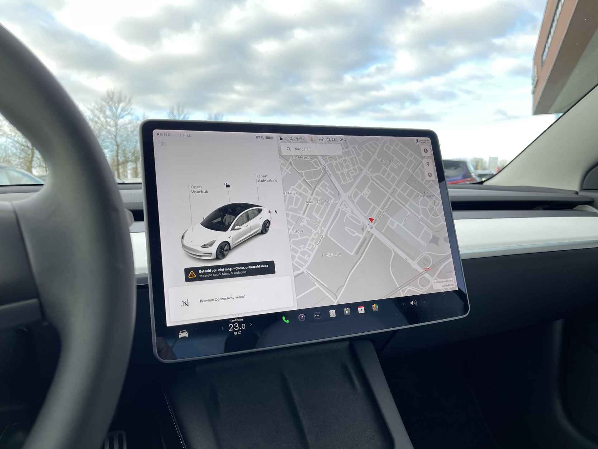 Tesla Model 3 Long Range AWD 75 kWh Dualmotor | Panoramadak | Vol-Leder Wit | Multicoat Lak | S0toelverwarming | Dashcam | Adapt. Cruise Control | Rijklaarprijs! - 15/30