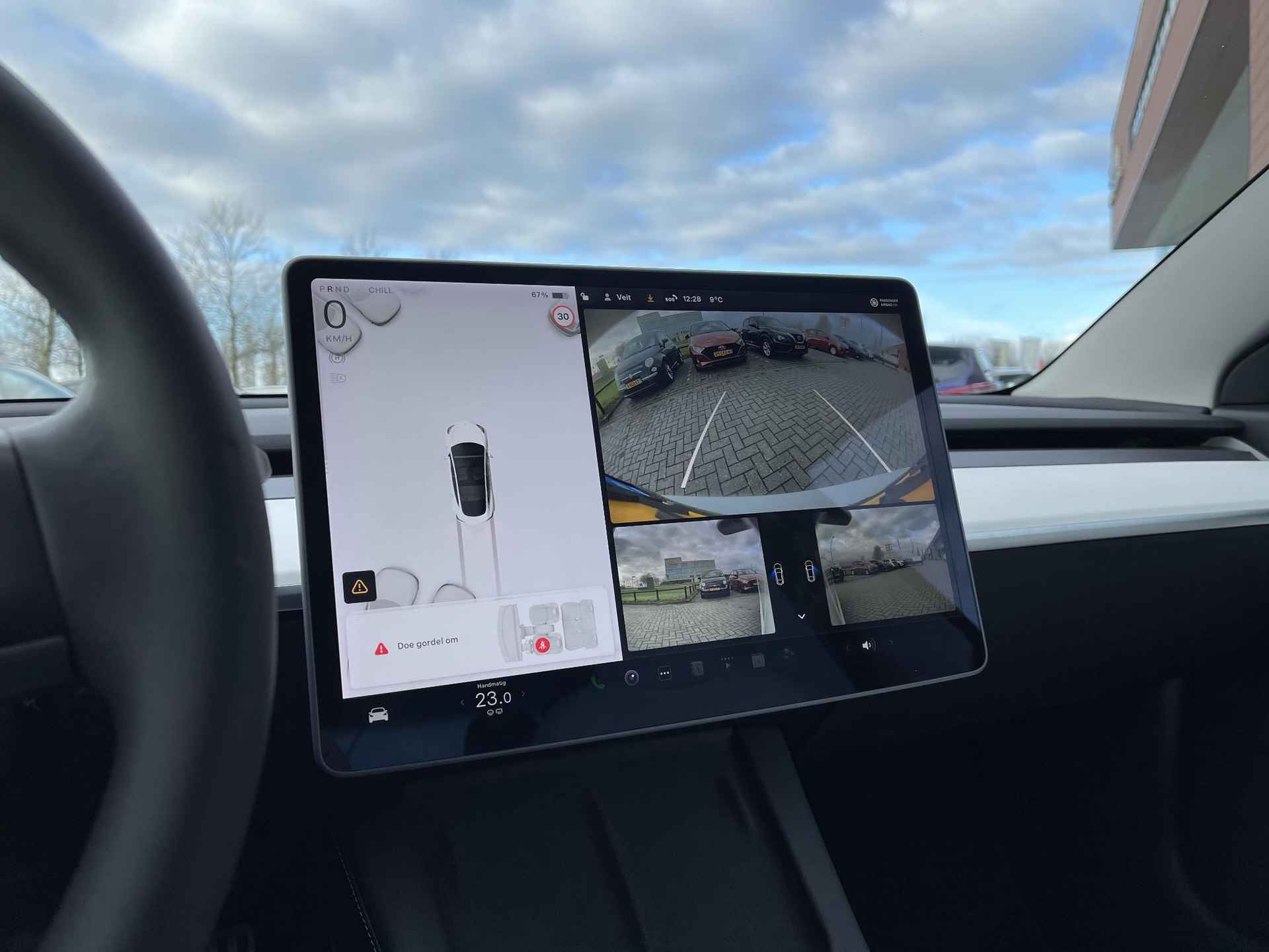 Tesla Model 3 Long Range AWD 75 kWh Dualmotor | Panoramadak | Vol-Leder Wit | Multicoat Lak | S0toelverwarming | Dashcam | Adapt. Cruise Control | Rijklaarprijs! - 16/30