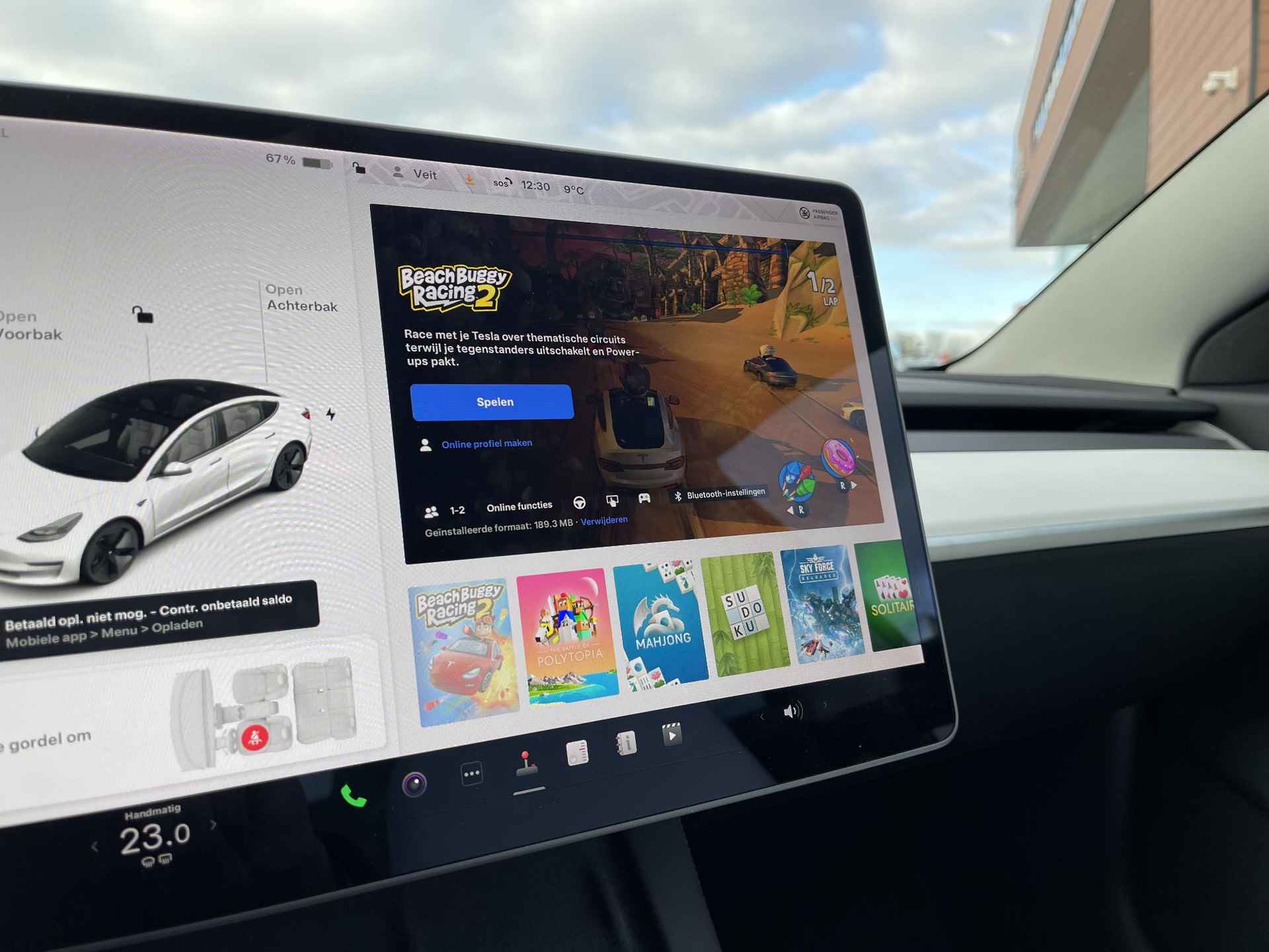 Tesla Model 3 Long Range AWD 75 kWh Dualmotor | Panoramadak | Vol-Leder Wit | Multicoat Lak | S0toelverwarming | Dashcam | Adapt. Cruise Control | Rijklaarprijs! - 23/30