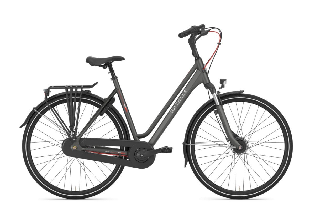 GAZELLE Vento C7 Lage instap Titanium Grey Mat 49cm 2024