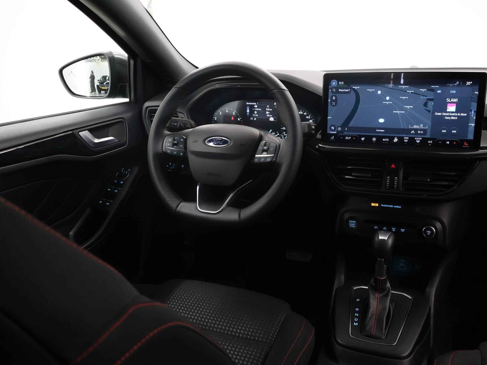 Ford Focus Wagon 1.0 EcoBoost Hybrid Automaat ST Line | Adaptive Cruise Control | Winterpack | Draadloos Apple CarPlay | Parkeercamera | - 10/40