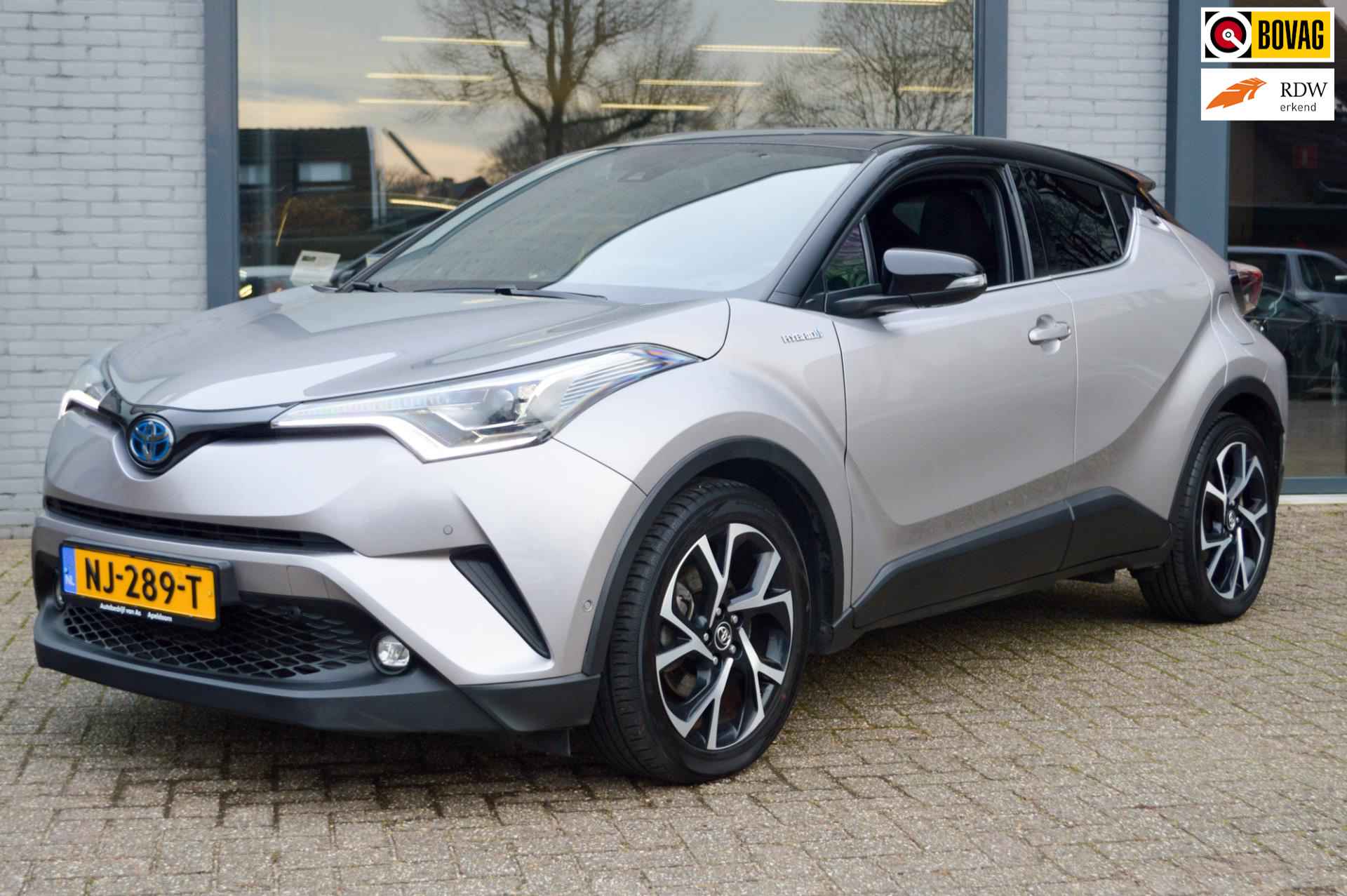 Toyota C-HR 1.8 Hybrid Bi-Tone Plus |UNIEK!!|Elektrisch open dak|Leder|Navigatie - 1/36