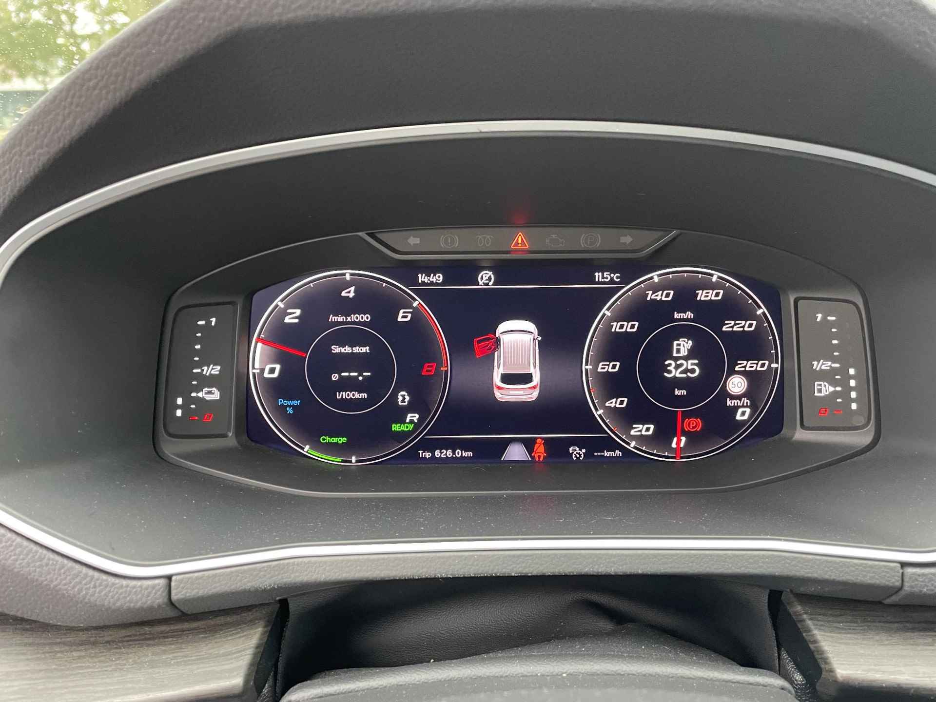 SEAT Tarraco 1.4 TSI e-Hybrid PHEV Xcellence 1e eig., Nav, Adaptive cruise, Alektr. achterklep, 360°-camera, Stuurwielverwarming, Safe & Driving Pack XL, Elektr. trekhaak, 19" - 9/24