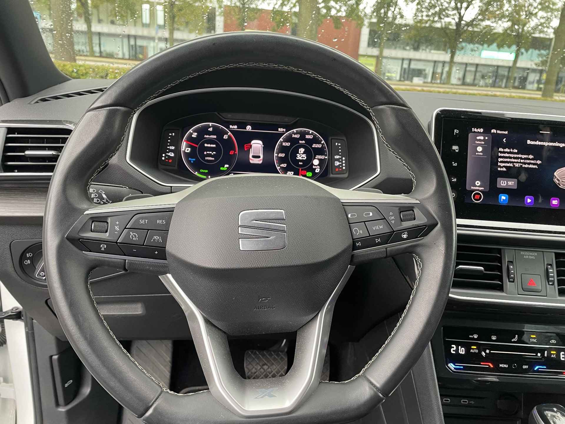 SEAT Tarraco 1.4 TSI e-Hybrid PHEV Xcellence 1e eig., Nav, Adaptive cruise, Alektr. achterklep, 360°-camera, Stuurwielverwarming, Safe & Driving Pack XL, Elektr. trekhaak, 19" - 16/24