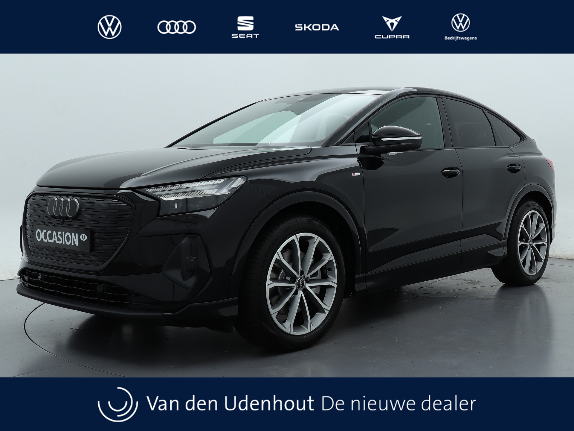 Audi Q4 Sportback e-tron 45 286pk S Edition | MATRIX LED | Stoelverwarming | 20" LMV | Camera |