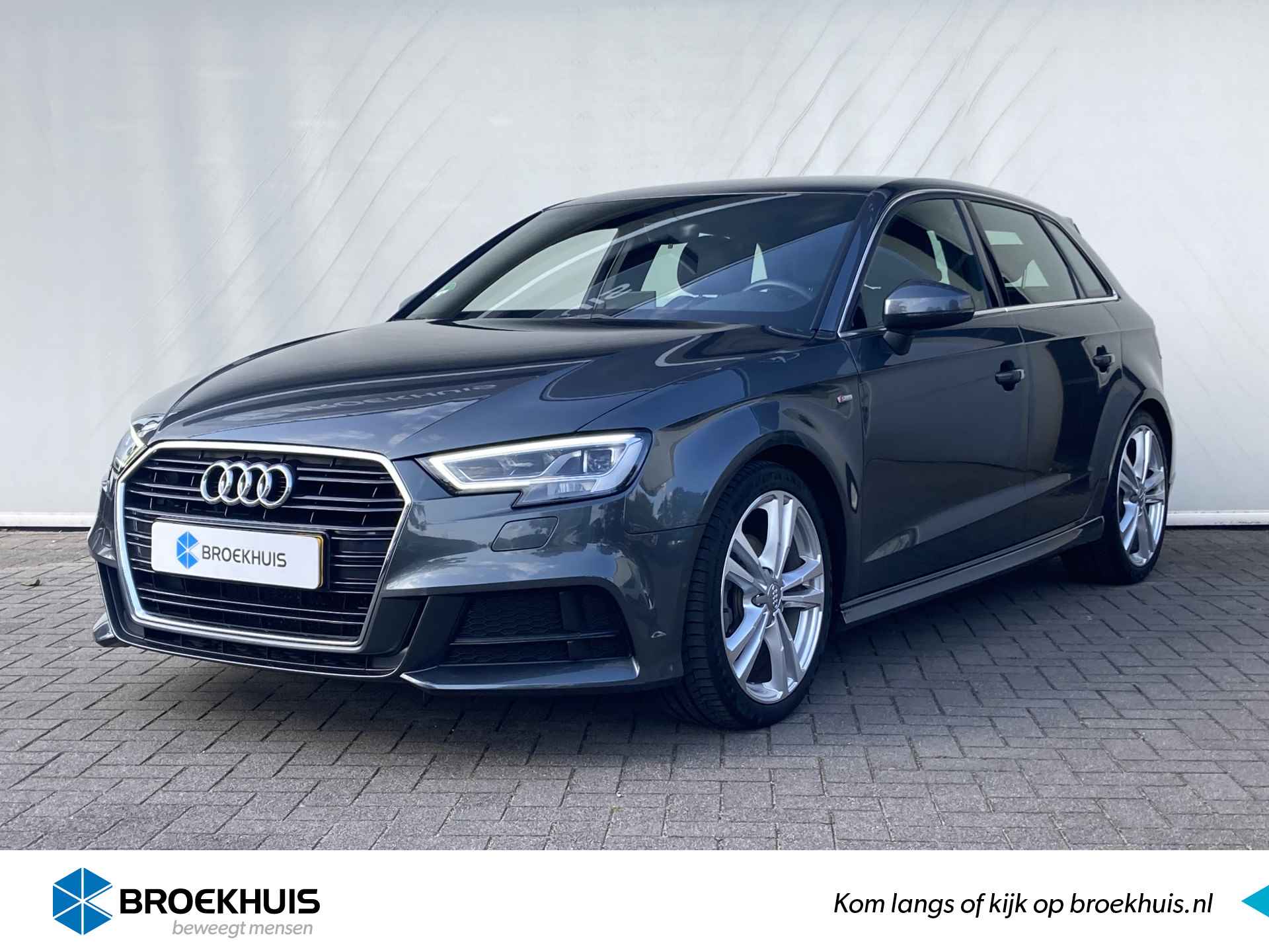 Audi A3 Sportback 1.0 TFSI 116pk | Unieke KM stand ! | Airco | Cruise | 2x S-line | PDC | Navi | - 1/42