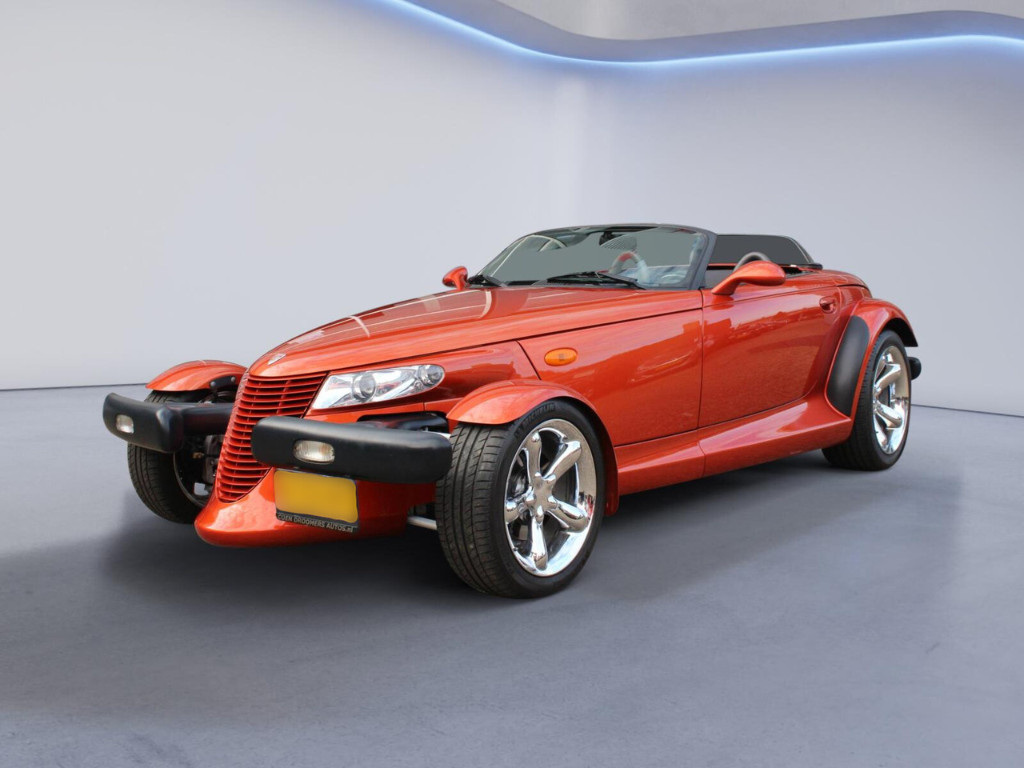 Plymouth Prowler Automaat 3.5i-V6 Youngtimer Nieuwe Cabriokap, Wind scherm Auto is in Concoursstaat.