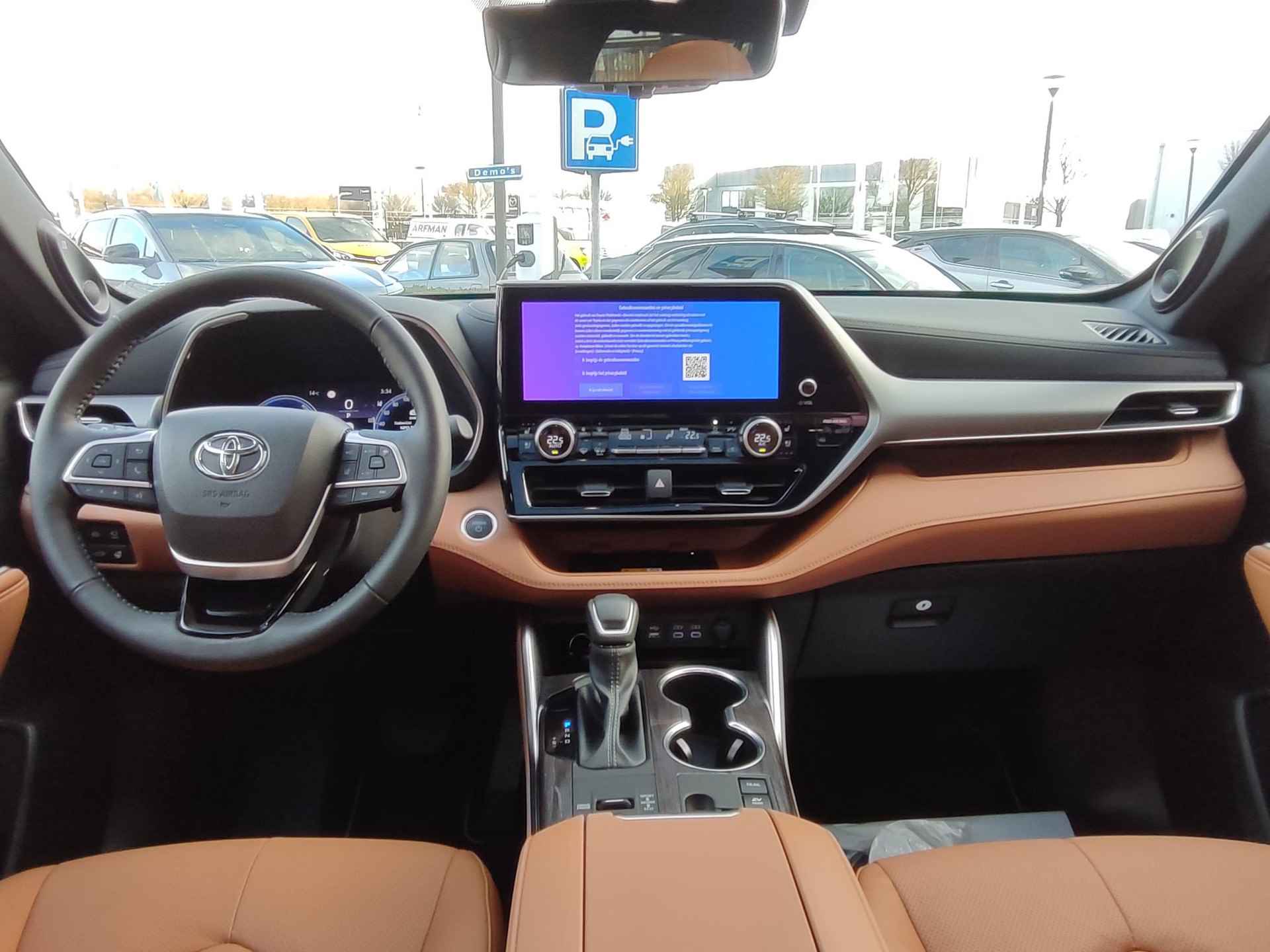 Toyota Highlander 2.5 AWD Hybrid Premium NIEUW DIRECT RIJDEN PANODAK LEER STOELVERW/KOELING JBL-AUDIO 360-CAMERA HEAD-UP NAVI 20' LM-VELGEN LEER - 6/50