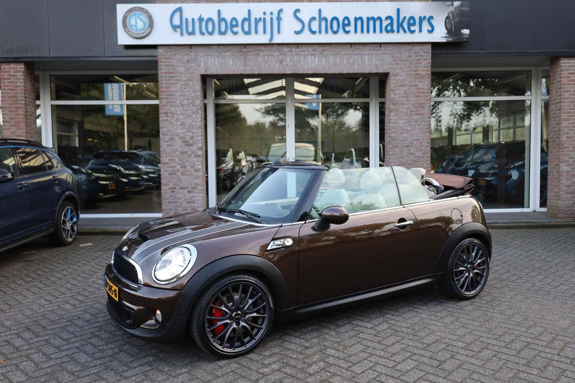 Mini Mini Cabrio 1.6 John Cooper Works Chili LEER RUIT+STOELVERWARMING 18"LMV CLIMA - 4/40