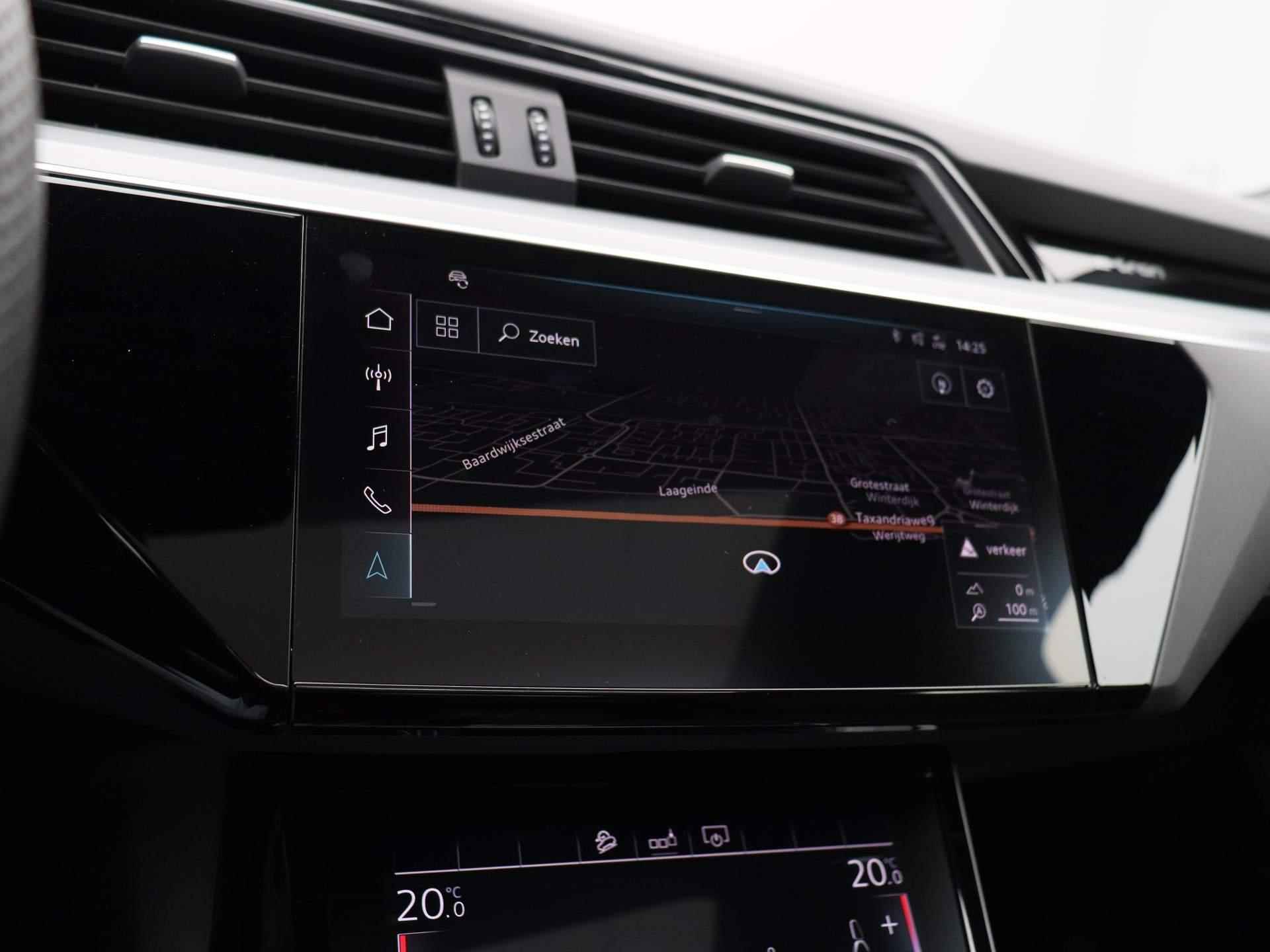 Audi e-tron e-tron 55 quattro advanced 95 kWh | Half-Leder | Navigatie | ECC | PDC | LMV | Schuifdak | LED | Camera - 20/54