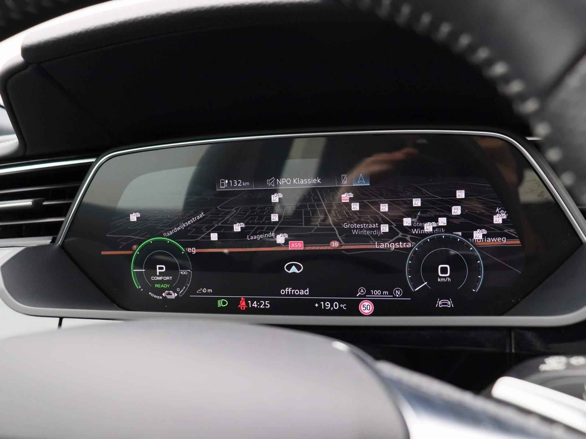 Audi e-tron e-tron 55 quattro advanced 95 kWh | Half-Leder | Navigatie | ECC | PDC | LMV | Schuifdak | LED | Camera - 28/54