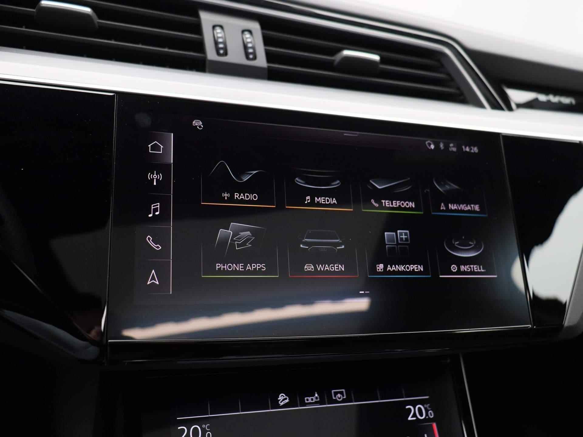 Audi e-tron e-tron 55 quattro advanced 95 kWh | Half-Leder | Navigatie | ECC | PDC | LMV | Schuifdak | LED | Camera - 35/54