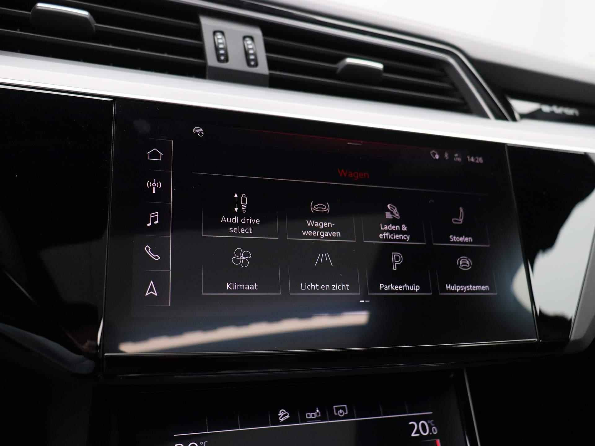 Audi e-tron e-tron 55 quattro advanced 95 kWh | Half-Leder | Navigatie | ECC | PDC | LMV | Schuifdak | LED | Camera - 36/54