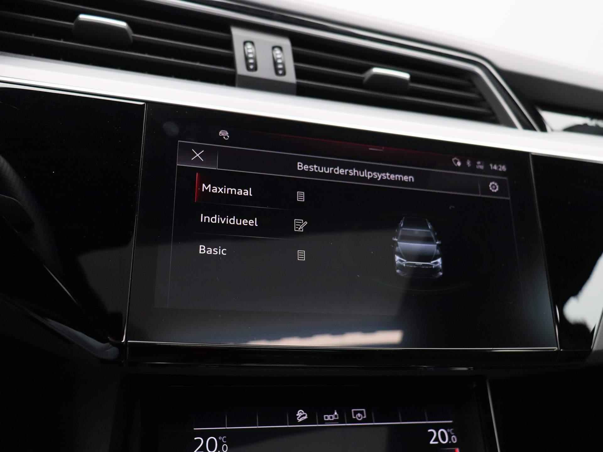 Audi e-tron e-tron 55 quattro advanced 95 kWh | Half-Leder | Navigatie | ECC | PDC | LMV | Schuifdak | LED | Camera - 39/54