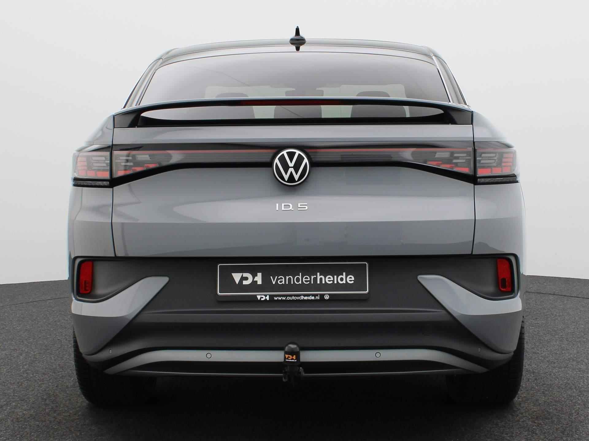 Volkswagen ID.5 Pro 77 kWh 204PK Warmtepomp, panoramadak, trekhaak, 360 gr. camera, Head-up, winterpakket Plus, Assist. pakket Plus, alarm, 19'' lichtmetaal - 11/46