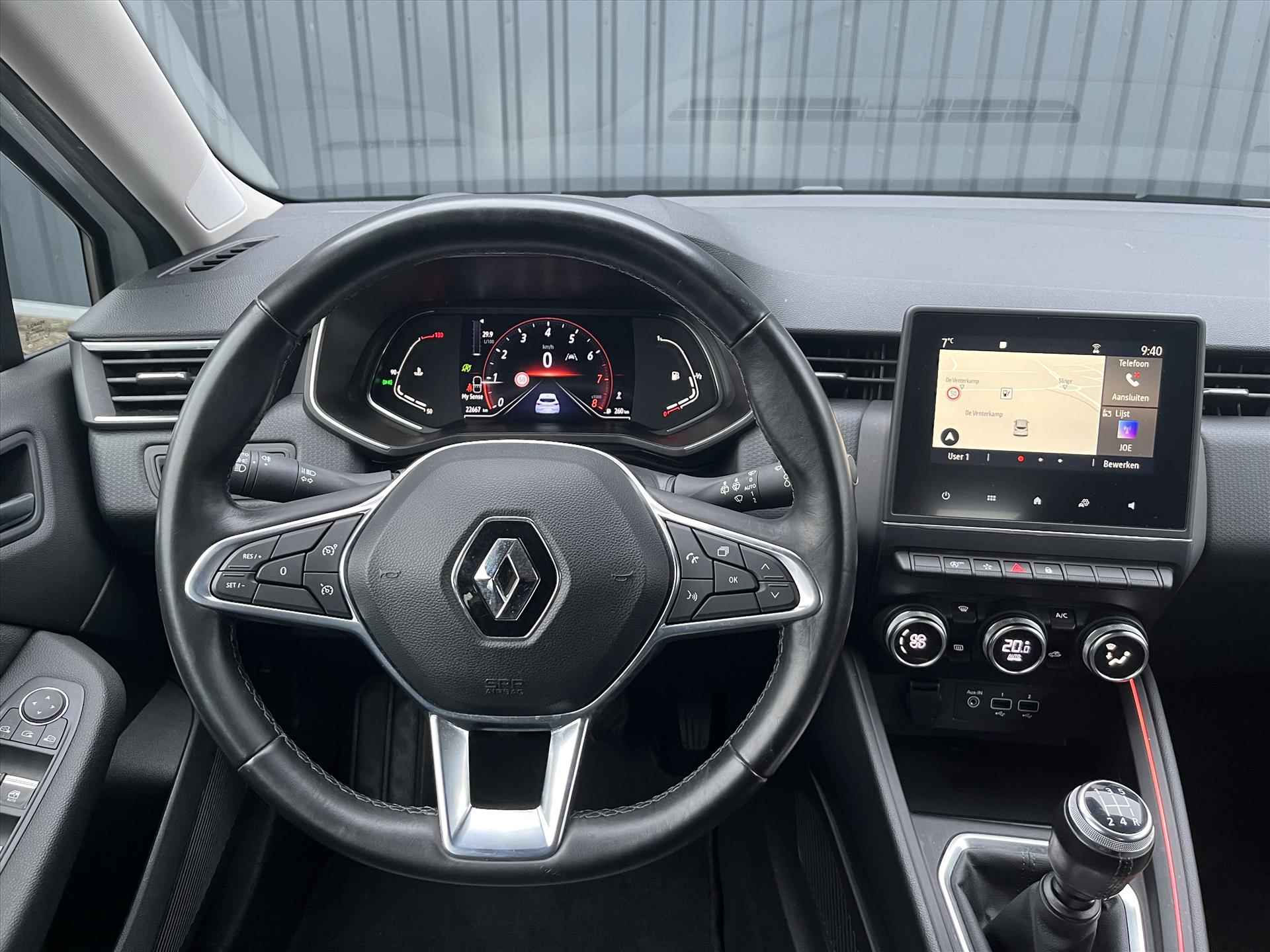 RENAULT Clio 1.0 TCe 100pk Intens I All Seasons I Navigatie I Carplay I Parkeersensoren I LED I - 18/39