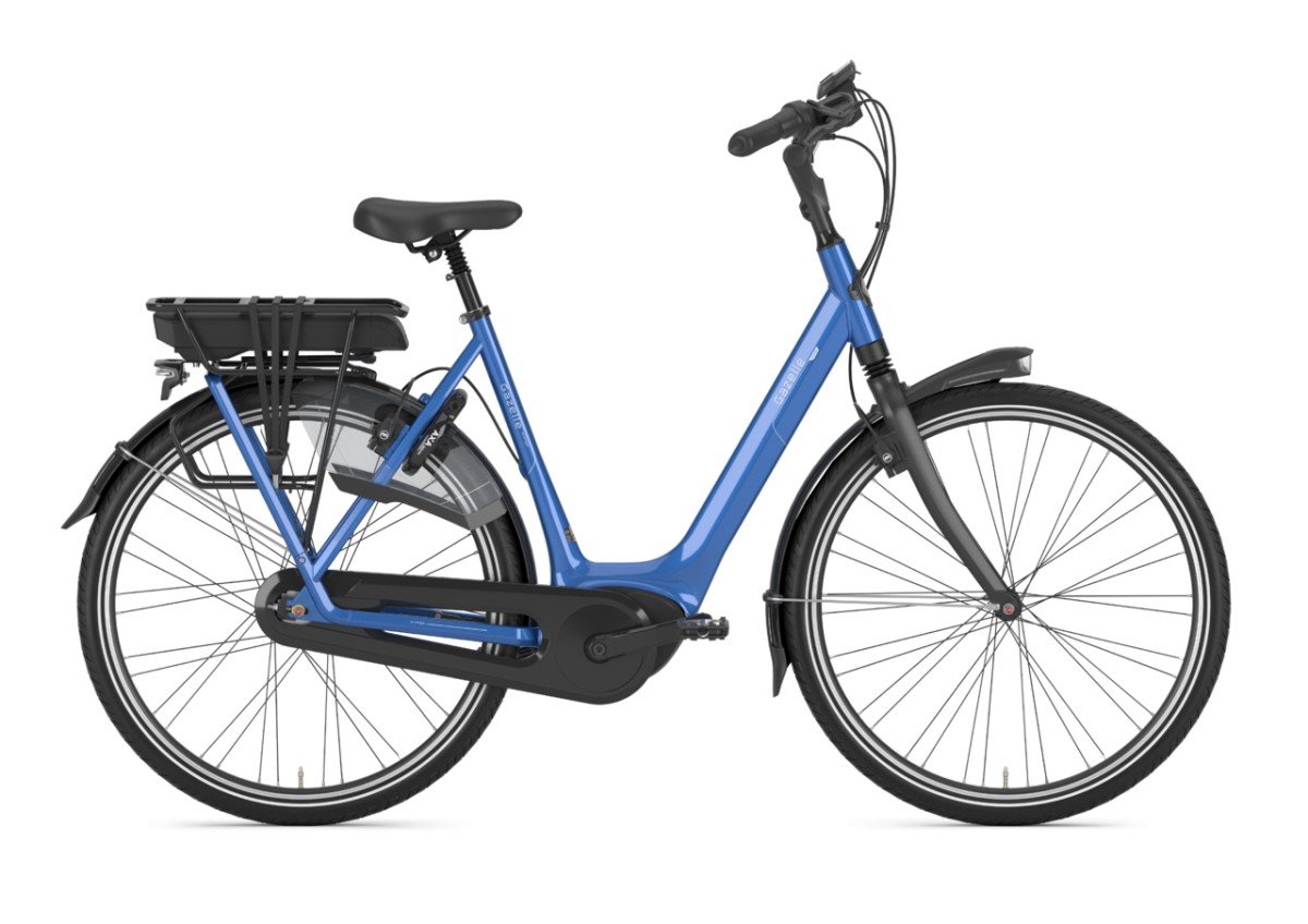GAZELLE Orange HMB test e-bike Dames Tropical Blue Glans 53cm 2023 bij viaBOVAG.nl