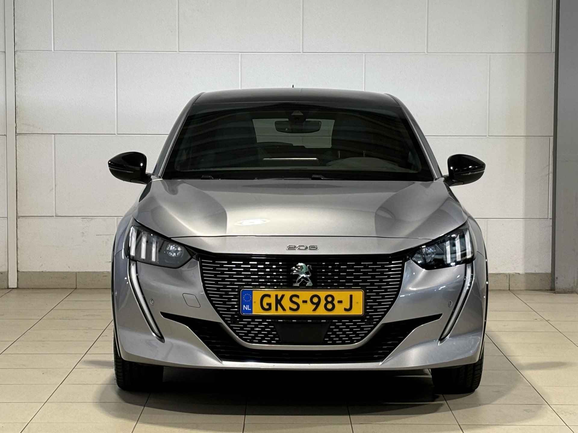 Peugeot e-208 5-deurs GT-Line EV 3-FASEN 50kWh 136pk AUTOMAAT | PANODAK | KEYLESS ENTRY | STOELVERW. | ADAPTIVE CRUISE | BLACK DIAMOND | DRAADLOZE TELEFOONLADER | - 5/55