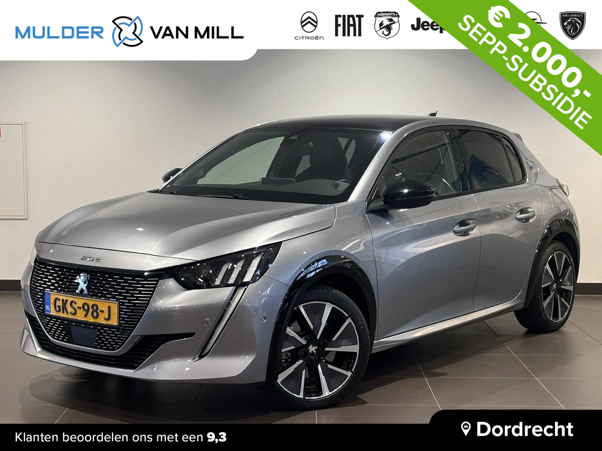 Peugeot e-208 5-deurs GT-Line EV 3-FASEN 50kWh 136pk AUTOMAAT | PANODAK | KEYLESS ENTRY | STOELVERW. | ADAPTIVE CRUISE | BLACK DIAMOND | DRAADLOZE TELEFOONLADER |