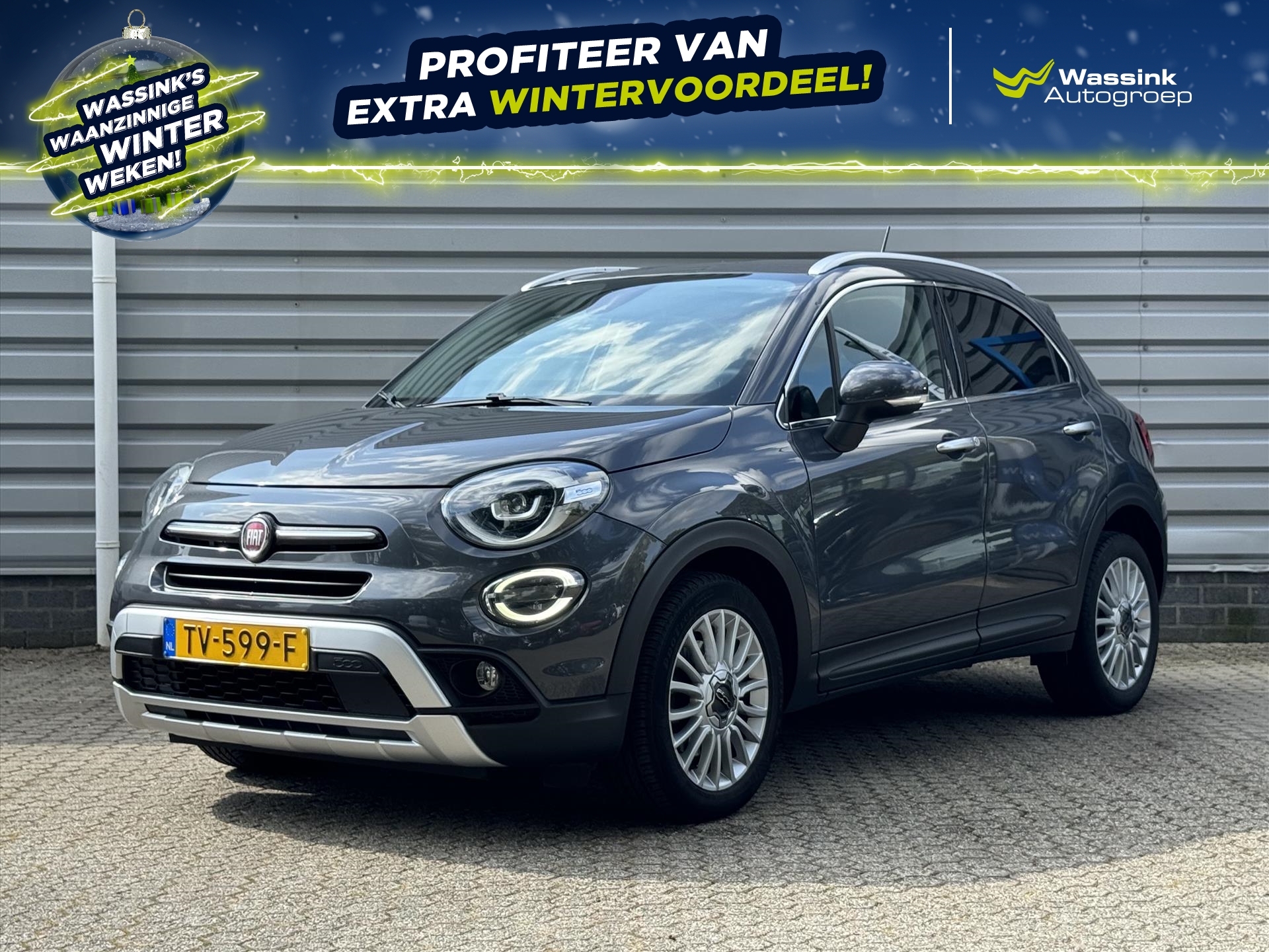 FIAT 500X 1.0 GSE 120pk City Cross | Navigatie | Climate Control | Parkeersensoren | LED koplampen |