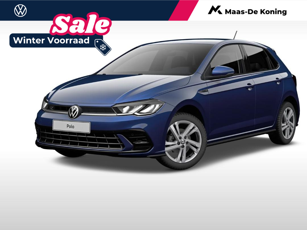 Volkswagen Polo R-Line 1.0 TSI 95 pk 7 versn. DSG · Achteruitrijcamera · Regensensor ·