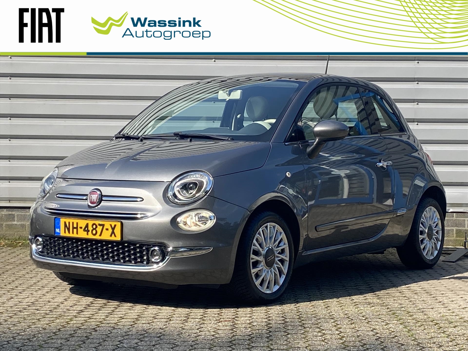 Fiat 500 1.2 4 cilinder Lounge | Airco | Panoramadak | Parkeersensoren |