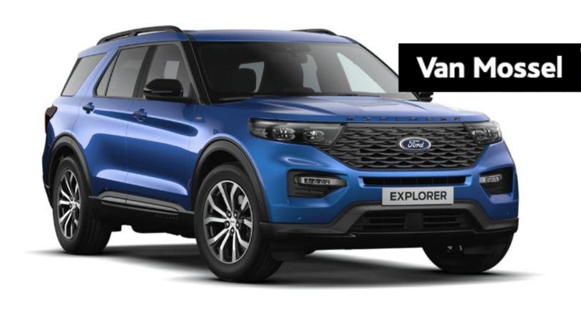 Ford Explorer 3.0 V6 EcoBoost PHEV ST-Line | €10.000,00 KORTING! | 2500KG TREKGEWICHT | TREKHAAK | ATLAS BLUE |