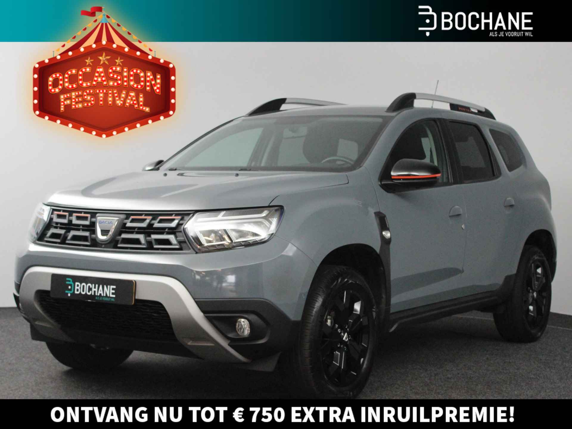 Dacia Duster 1.3 TCe 150 EDC Extreme | Automaat | Trekhaak afn. | Navi | Clima | Cruise | Stoelverw. | LM velgen 17" | Apple Carplay/Android Auto - 1/46