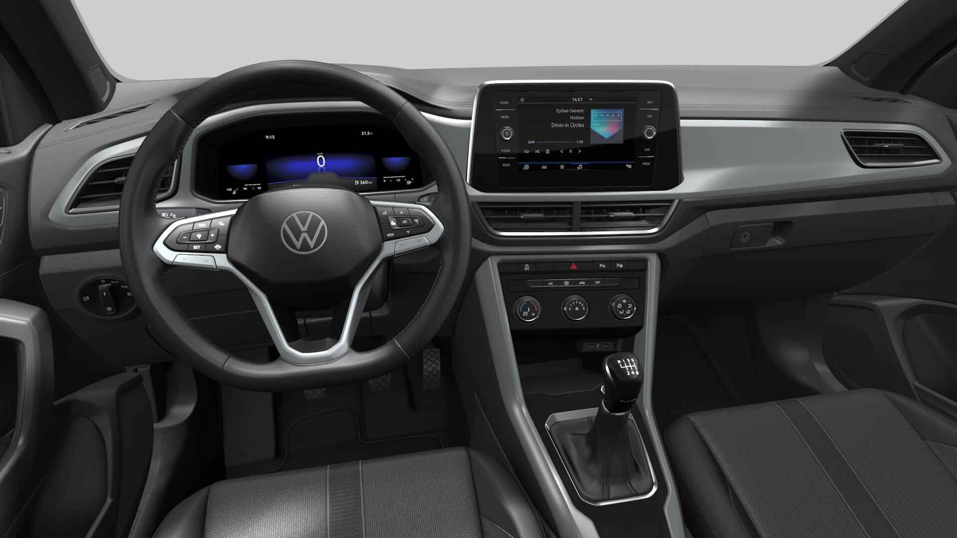 Volkswagen T-Roc Cabrio Style 1.0 TSI 85 kW / 115 pk 6 versn. Hand · Black style pakket · Comfort pakket · Multimedia pakket · - 5/7