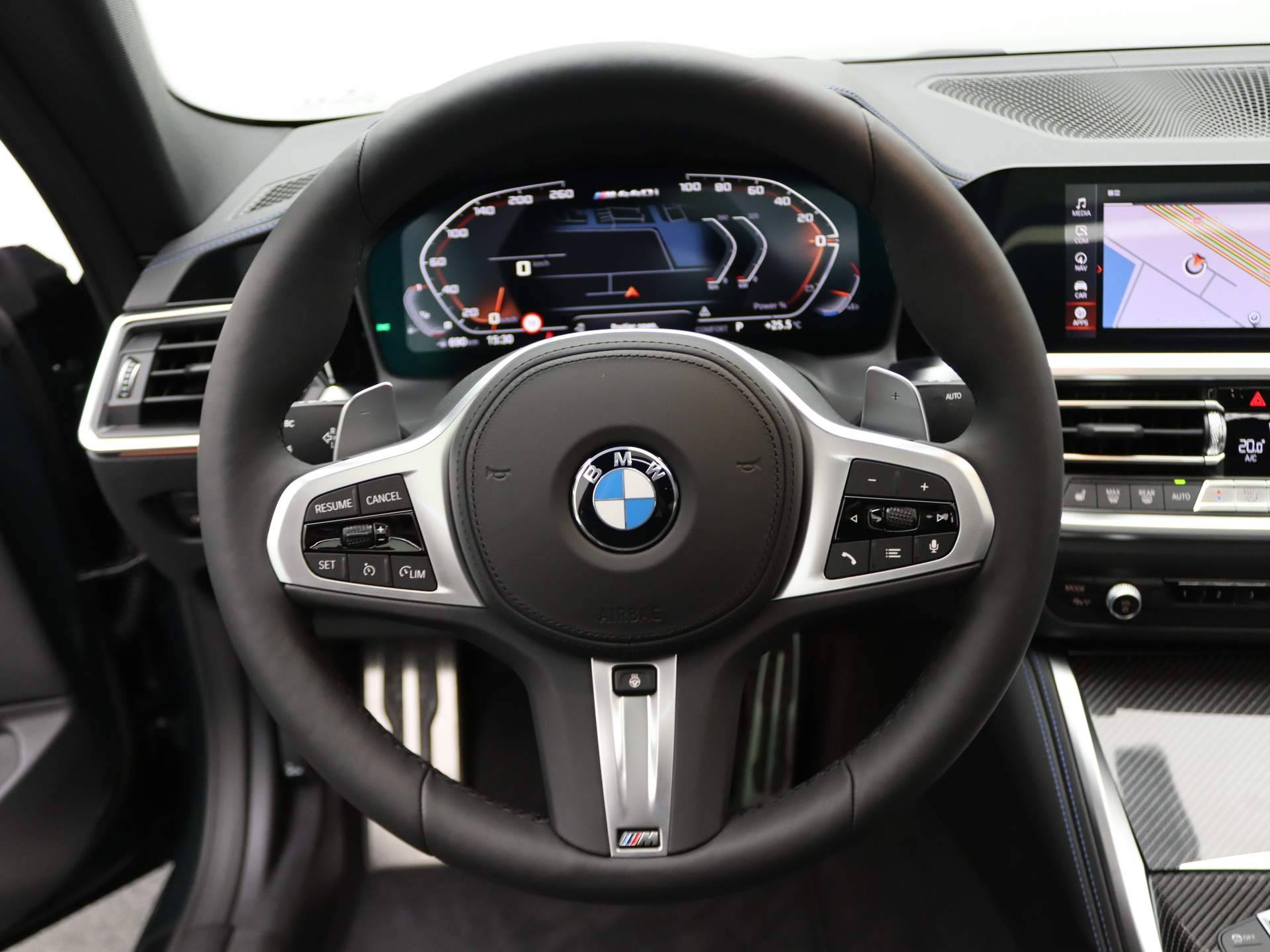 BMW 4 Serie Coupé M440i xDrive High Executive M Sportpakket / Schuifdak / Head-Up Display / Laserlight / Adaptief M Onderstel / 19'' - 8/36