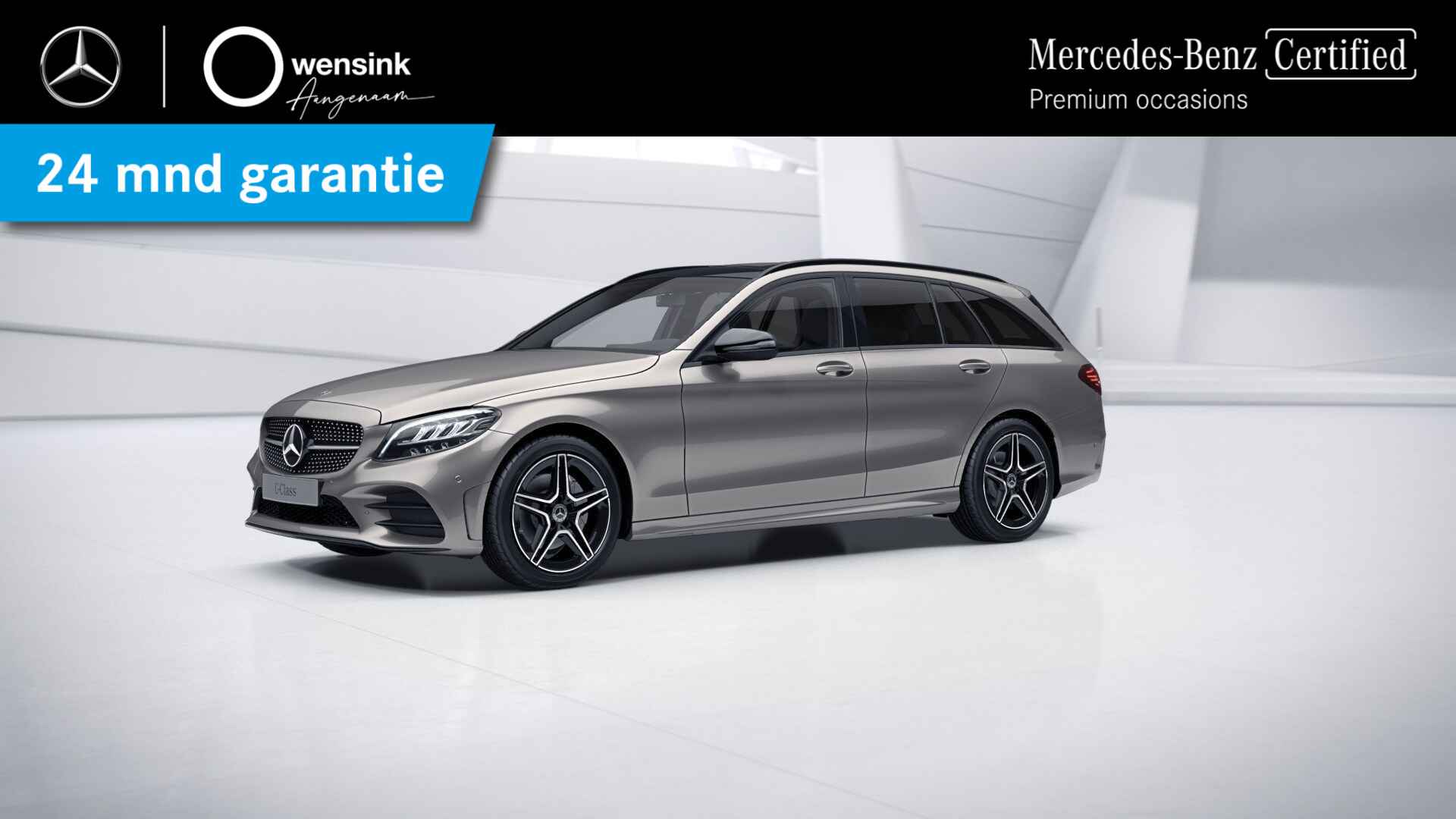 Mercedes-Benz C-klasse Estate 180 Business Solution AMG | Night | Achteruitrijcamera | Easypack-achterklep | Stoelverwarming | Panoramadak | - 1/14