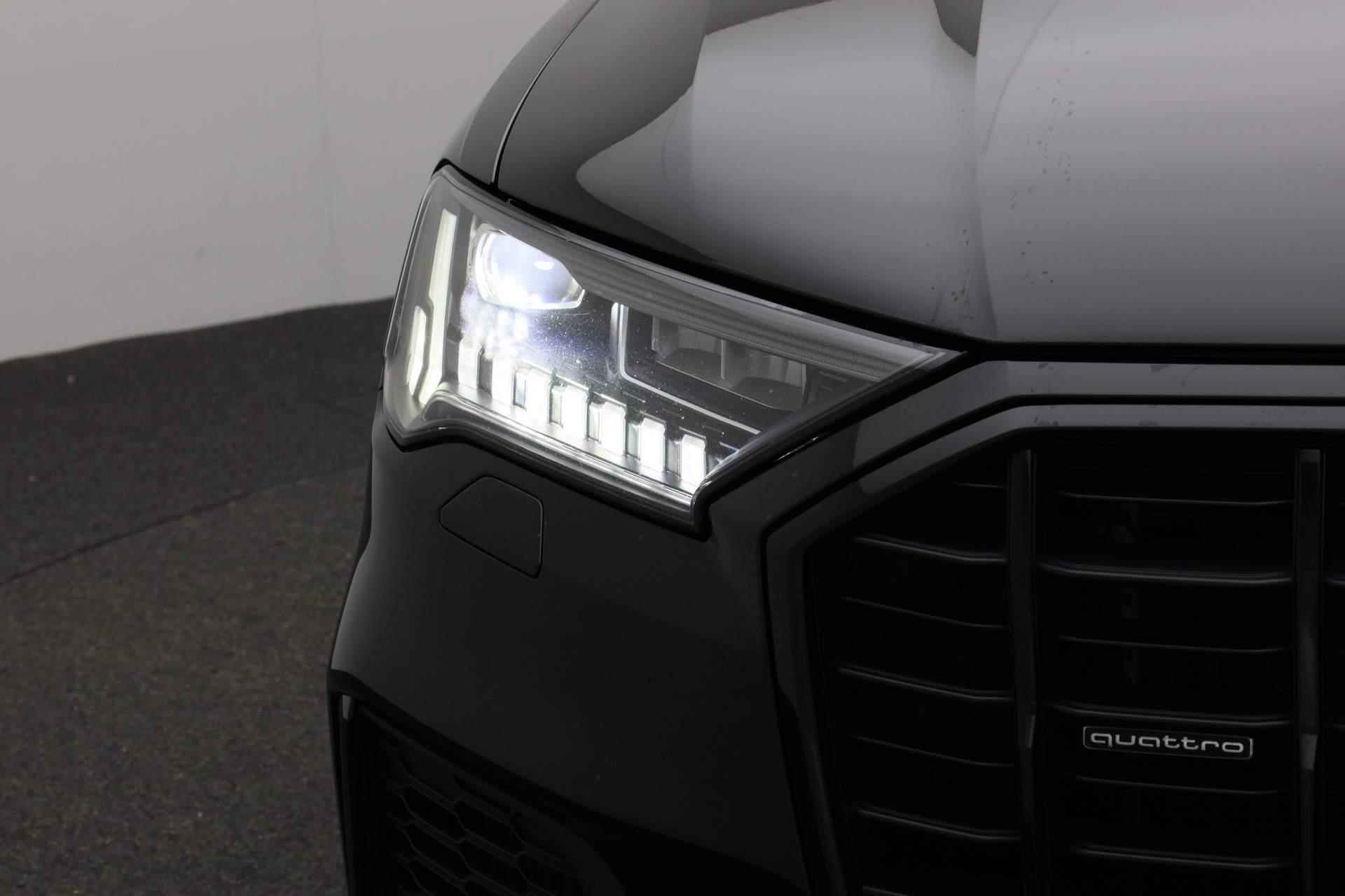 Audi Q7 55 TFSI e 381PK tiptronic quattro Pro Line S | Pano | Trekhaak | 22 inch | Matrix LED | B&O | Zwart optiek - 18/49