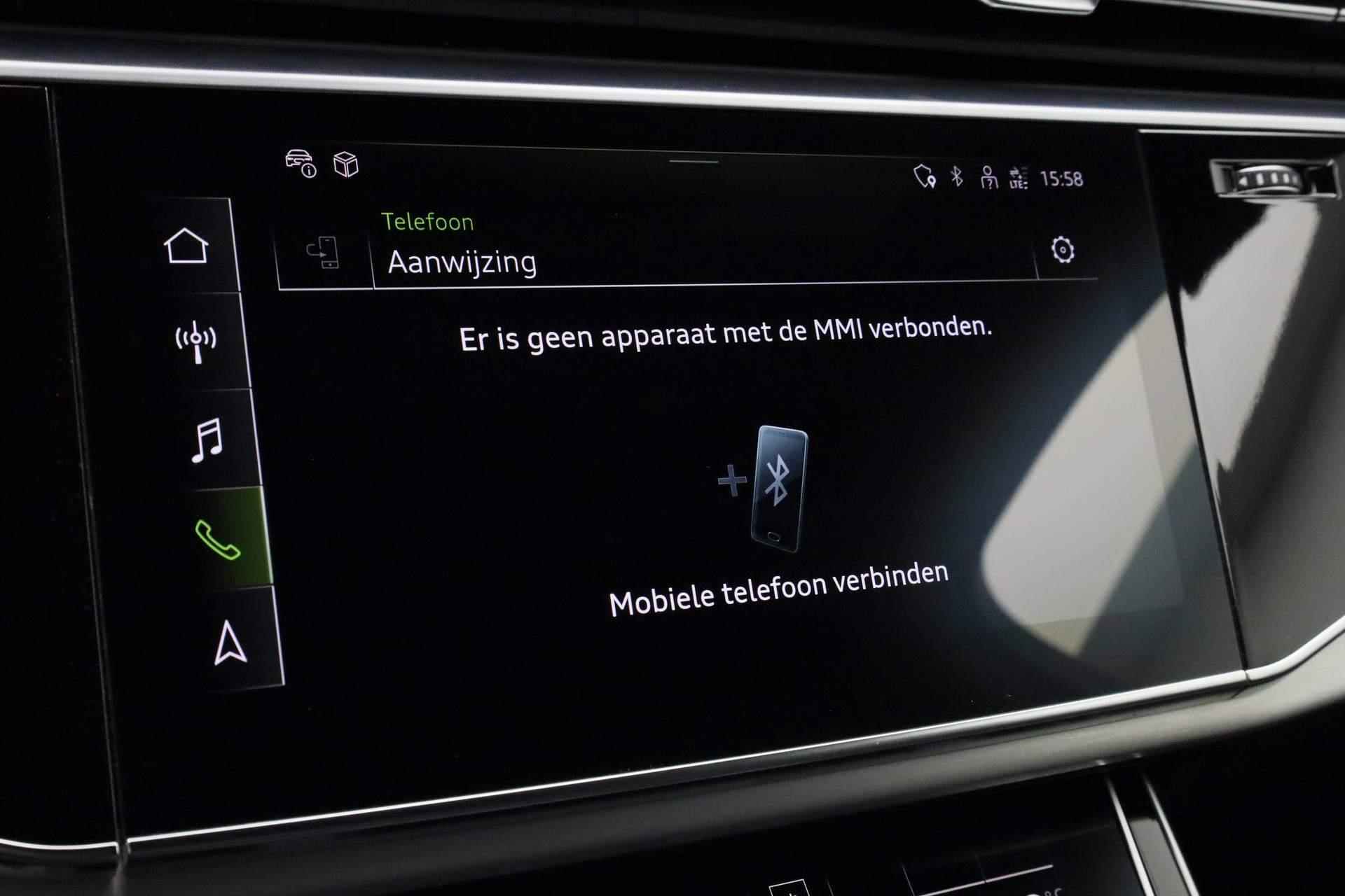 Audi Q7 55 TFSI e 381PK tiptronic quattro Pro Line S | Pano | Trekhaak | 22 inch | Matrix LED | B&O | Zwart optiek - 38/49