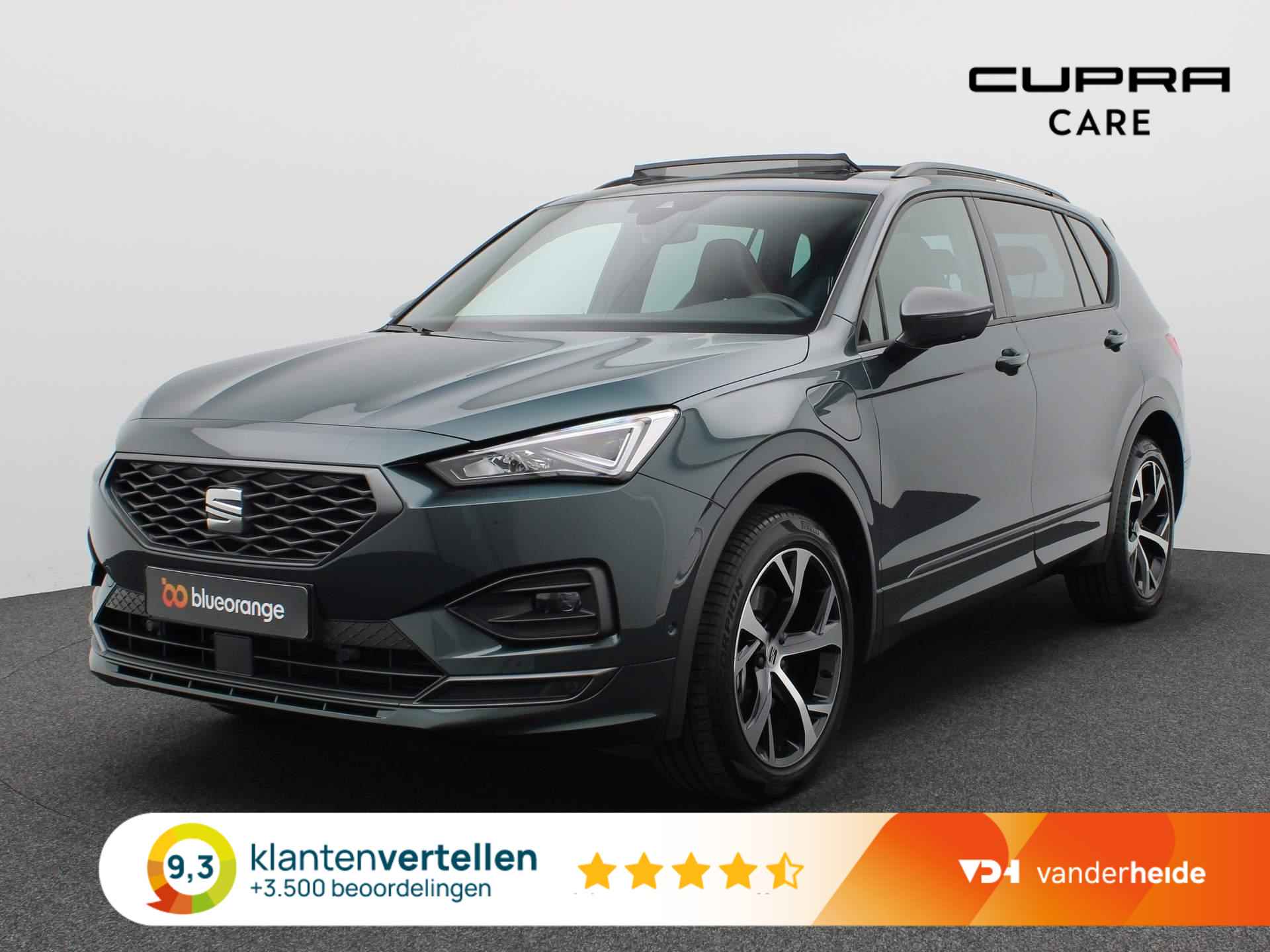 SEAT Tarraco 1.4 TSI e-Hybrid PHEV FR 245PK DSG Panoramadak, trekhaak, achteruitrijcamera, winterpakket Plus, virtual pedal, keyless, side assist, 19'' lichtmetaal - 1/56