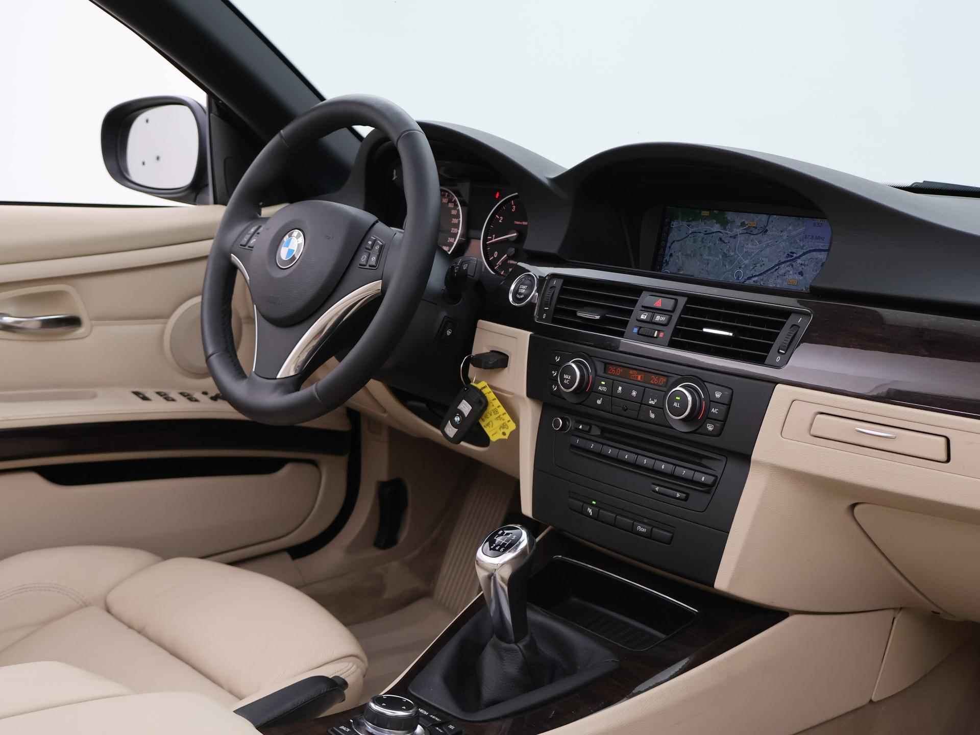 BMW 3-serie Cabrio 320i HIGH EXECUTIVE ORIG. NL + LEDER SPORTSTOELEN / STUUR/STUURWIELVERWARMING - 10/48